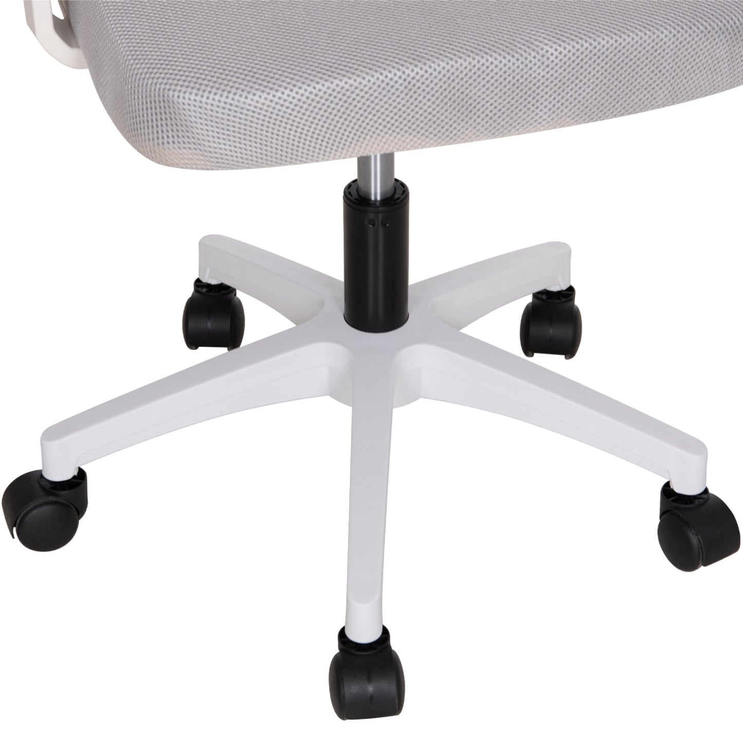 ΚΑΡΕΚΛΑ ΓΡΑΦΕΙΟΥ MATRON HM1226.02 ΛΕΥΚΟ PP--ΑΝΟΙΧΤΟ ΓΚΡΙ MESH 59x55x115Υεκ