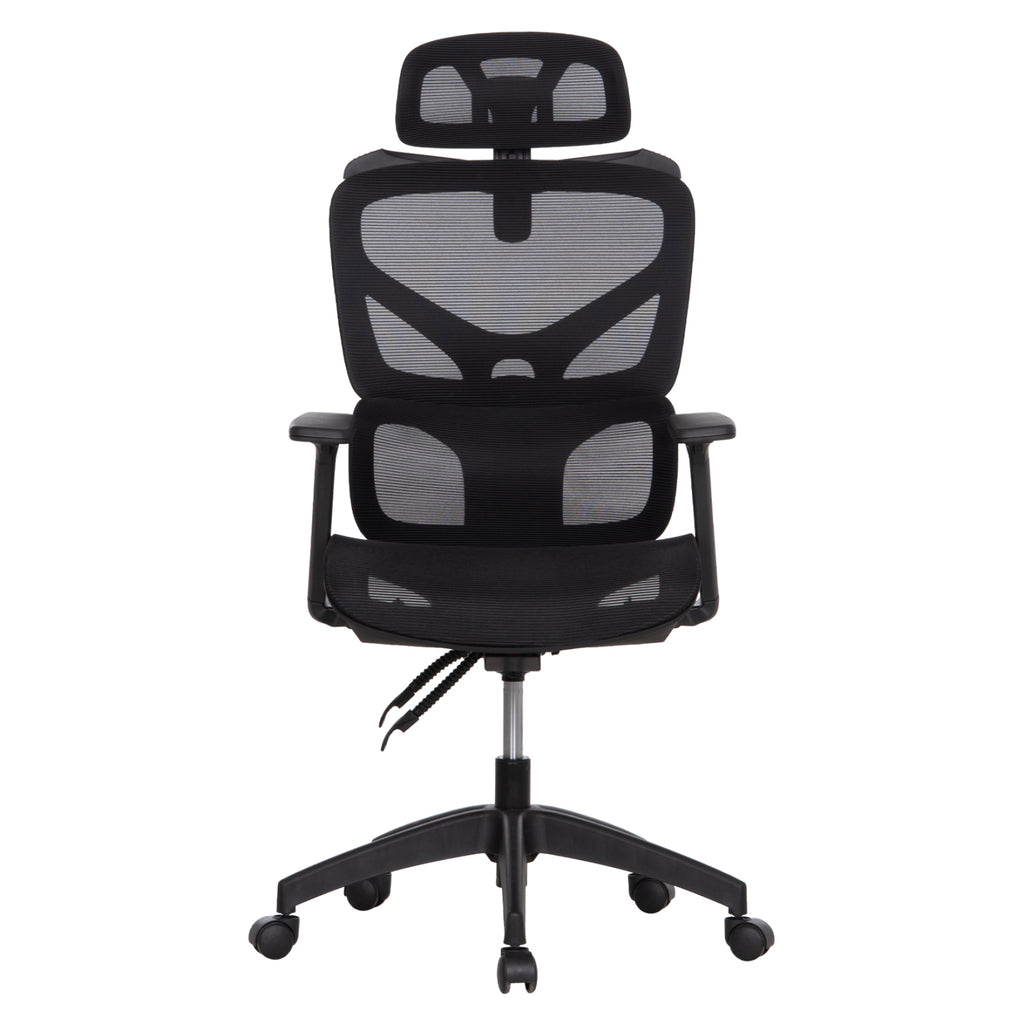 ΚΑΡΕΚΛΑ ΓΡΑΦΕΙΟΥ APEX HM1227.01 ΜΑΥΡO MESH & PP 70x66x113-130Υεκ