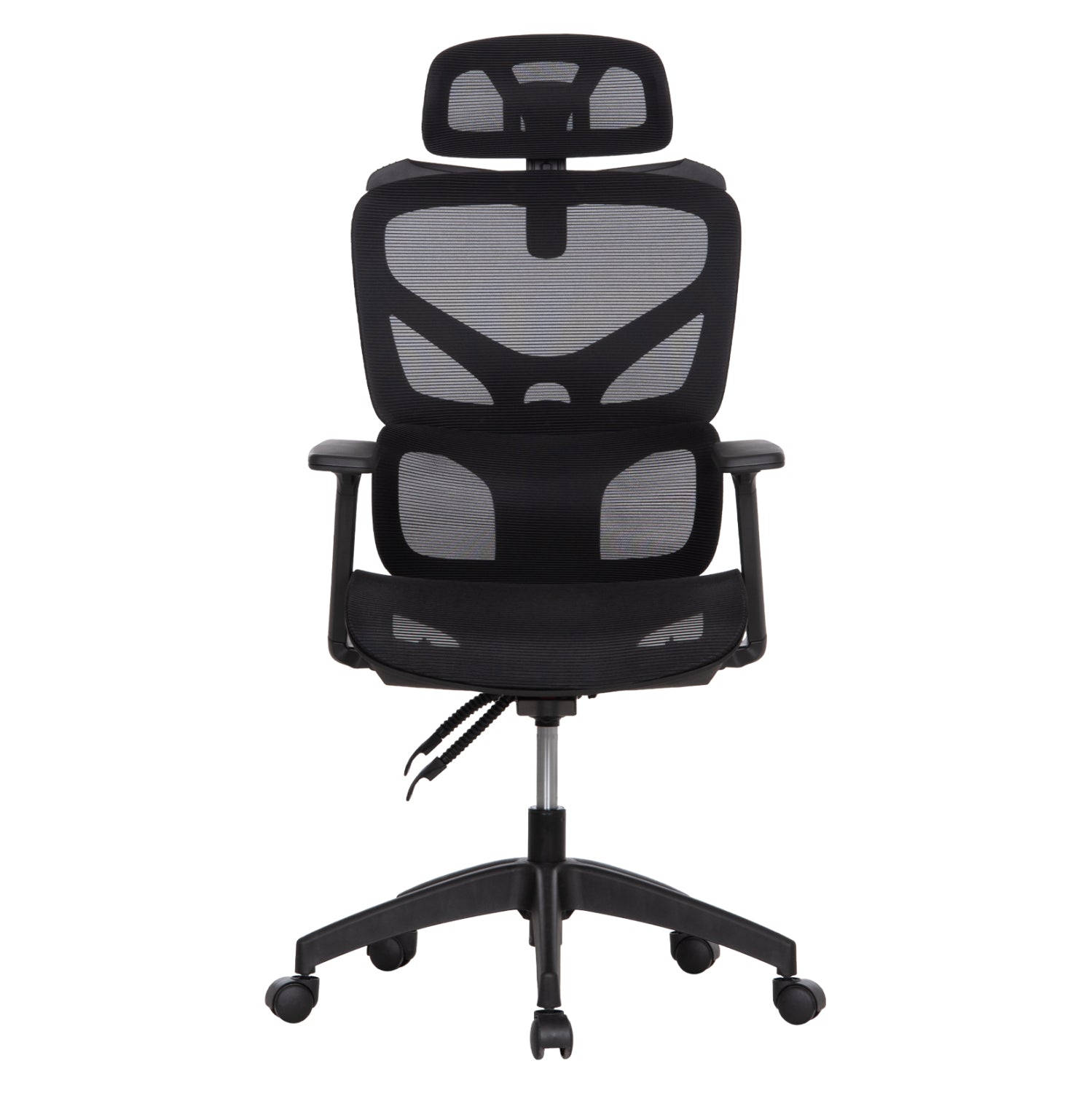 ΚΑΡΕΚΛΑ ΓΡΑΦΕΙΟΥ APEX HM1227.01 ΜΑΥΡO MESH & PP 70x66x113-130Υεκ