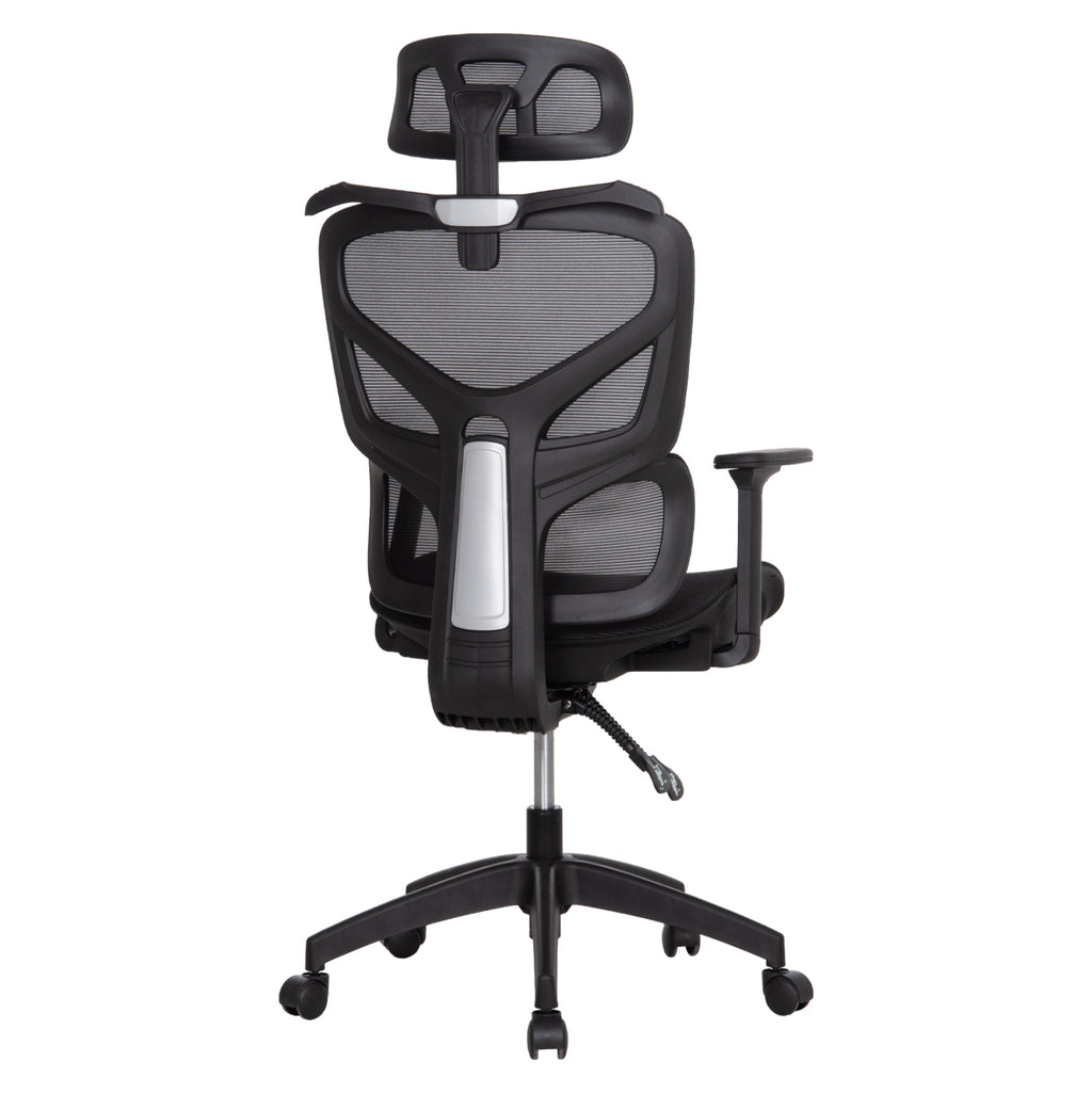 ΚΑΡΕΚΛΑ ΓΡΑΦΕΙΟΥ APEX HM1227.01 ΜΑΥΡO MESH & PP 70x66x113-130Υεκ