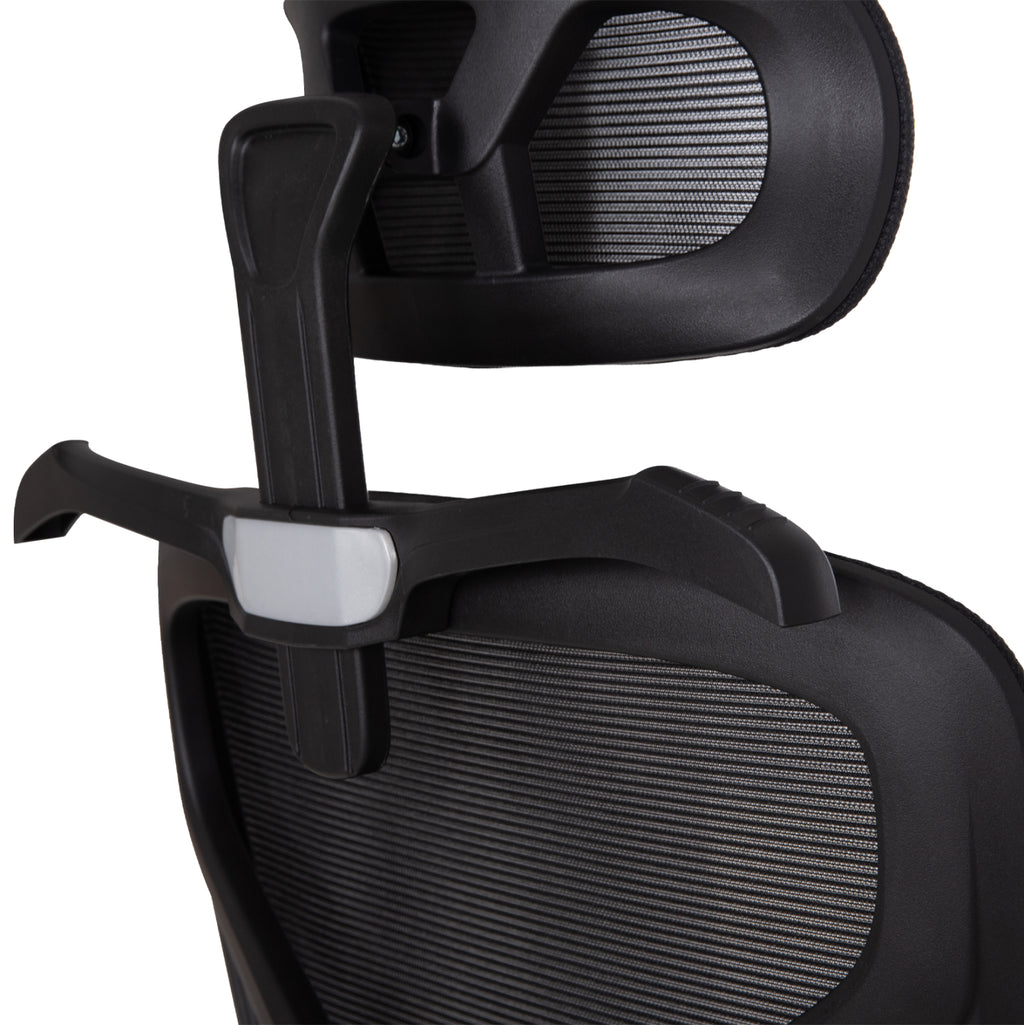 ΚΑΡΕΚΛΑ ΓΡΑΦΕΙΟΥ APEX HM1227.01 ΜΑΥΡO MESH & PP 70x66x113-130Υεκ