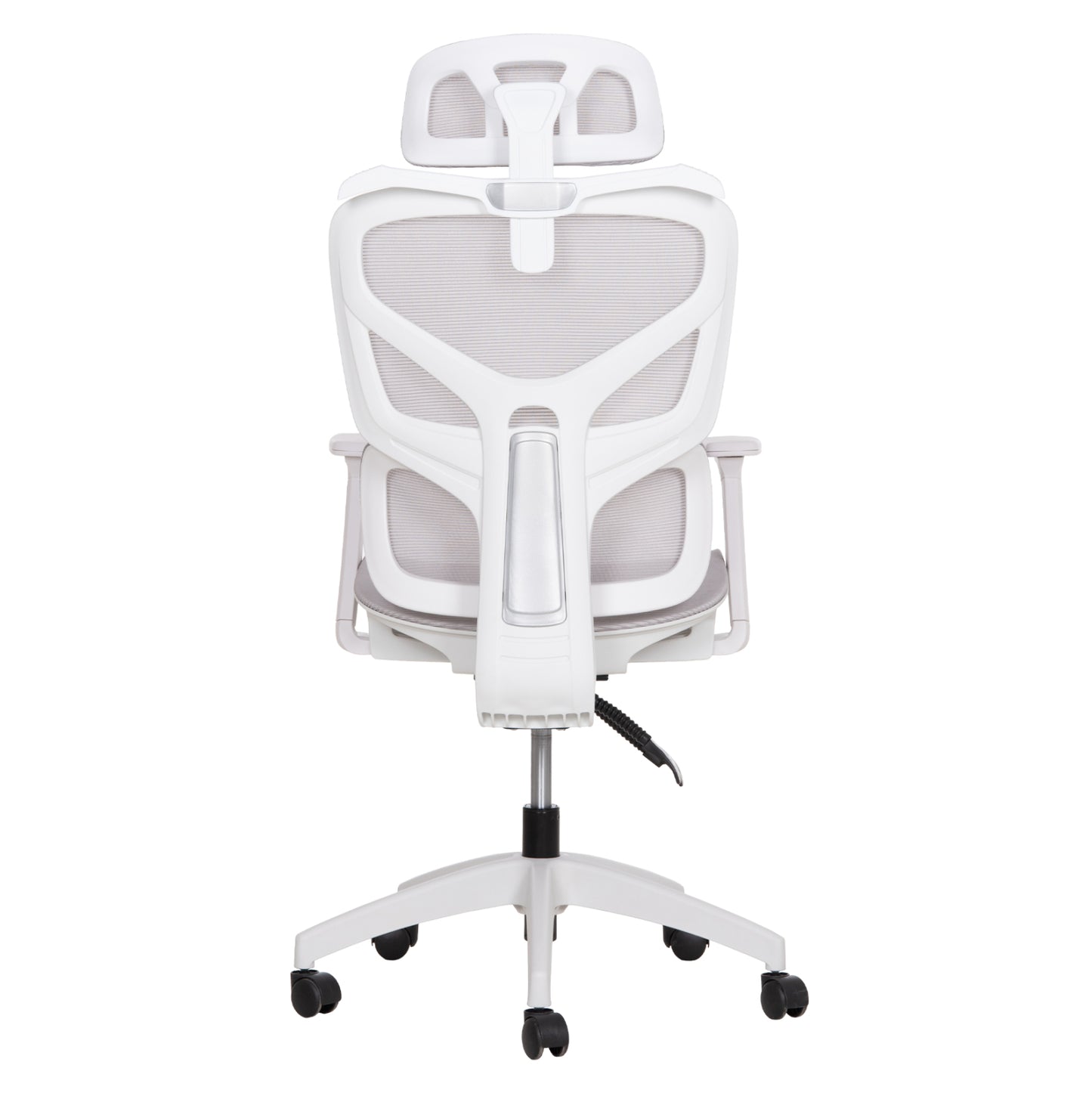 ΚΑΡΕΚΛΑ ΓΡΑΦΕΙΟΥ APEX HM1227.02 ΛΕΥΚΟ PP--ΑΝΟΙΧΤΟ ΓΚΡΙ MESH 70x66x113-130Υεκ