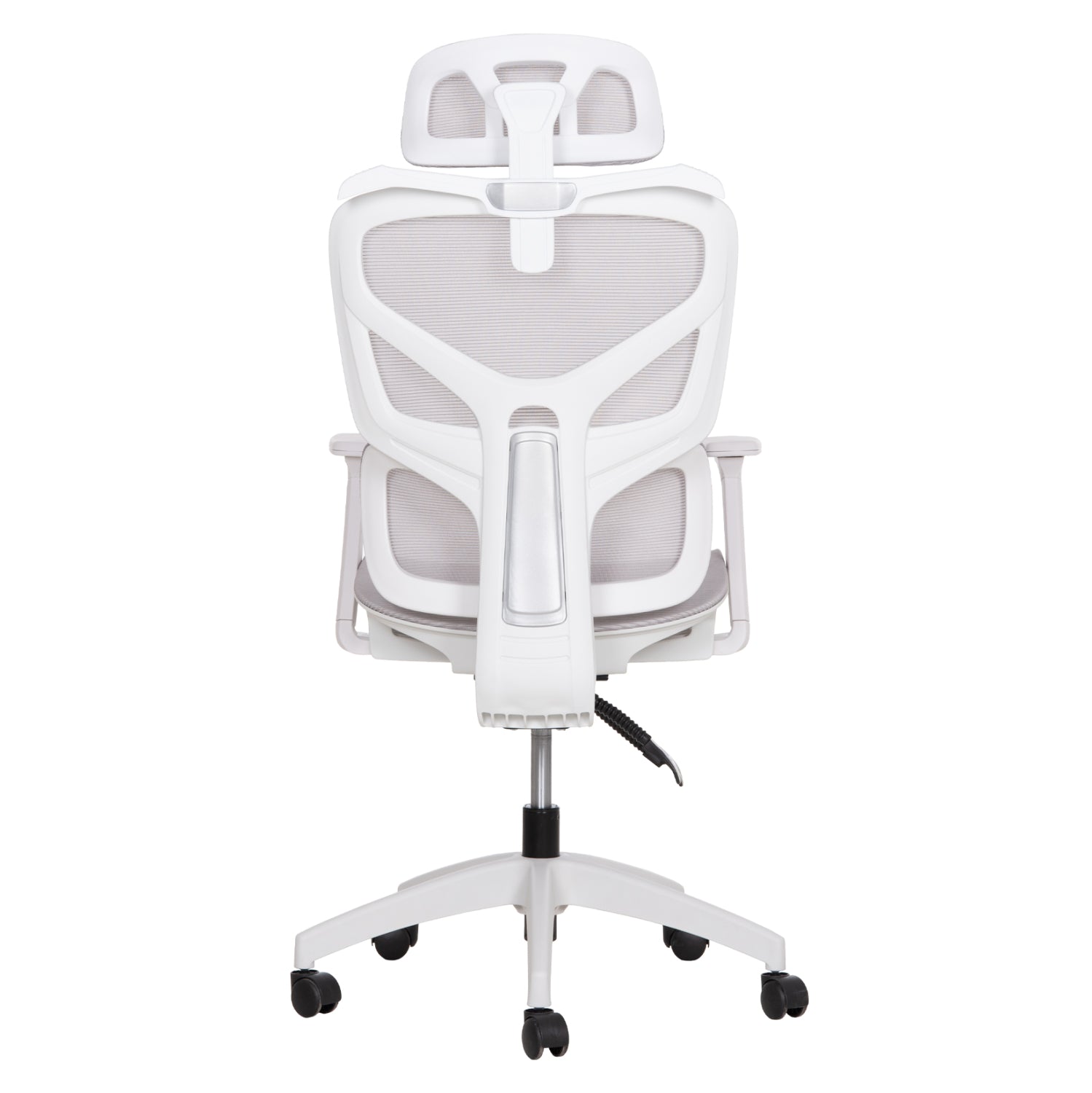ΚΑΡΕΚΛΑ ΓΡΑΦΕΙΟΥ APEX HM1227.02 ΛΕΥΚΟ PP--ΑΝΟΙΧΤΟ ΓΚΡΙ MESH 70x66x113-130Υεκ