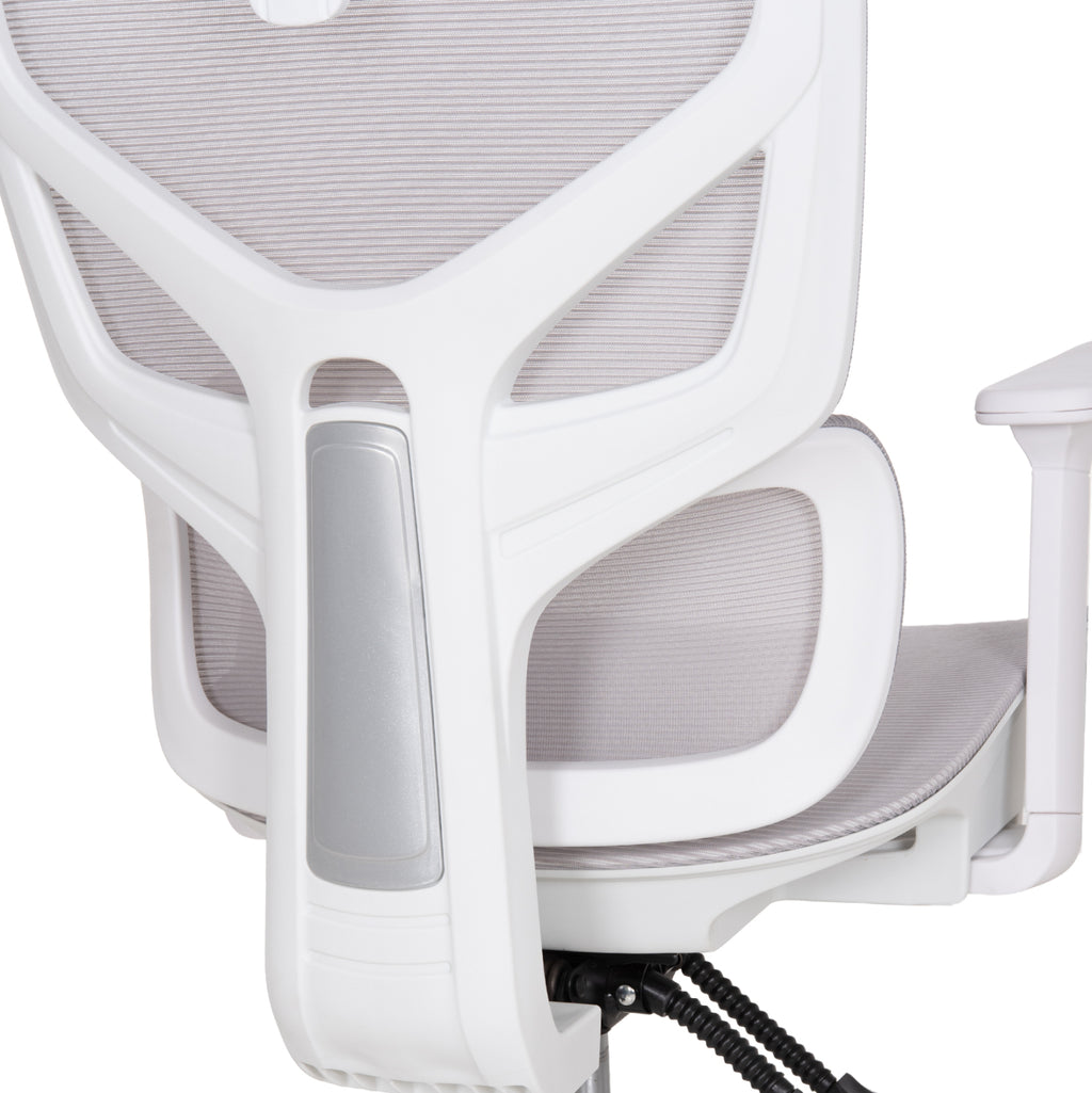ΚΑΡΕΚΛΑ ΓΡΑΦΕΙΟΥ APEX HM1227.02 ΛΕΥΚΟ PP--ΑΝΟΙΧΤΟ ΓΚΡΙ MESH 70x66x113-130Υεκ