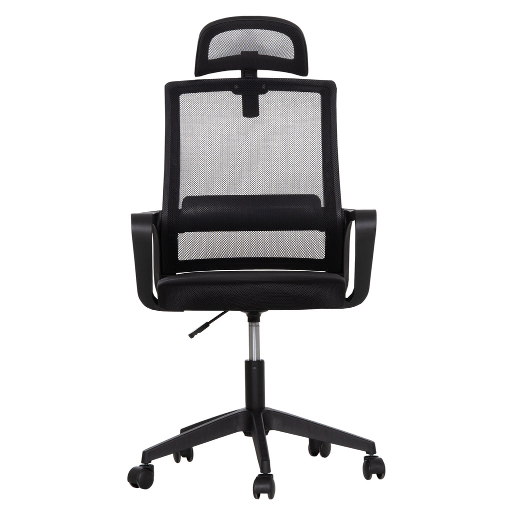 ΚΑΡΕΚΛΑ ΓΡΑΦΕΙΟΥ VELOCITY HM1229.01 ΜΑΥΡO MESH & PP 60x62x123Υεκ