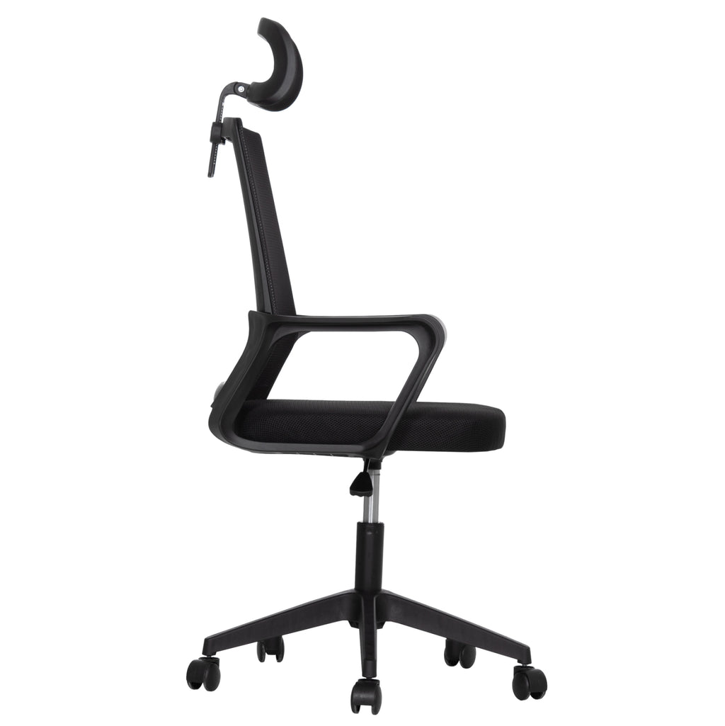 ΚΑΡΕΚΛΑ ΓΡΑΦΕΙΟΥ VELOCITY HM1229.01 ΜΑΥΡO MESH & PP 60x62x123Υεκ