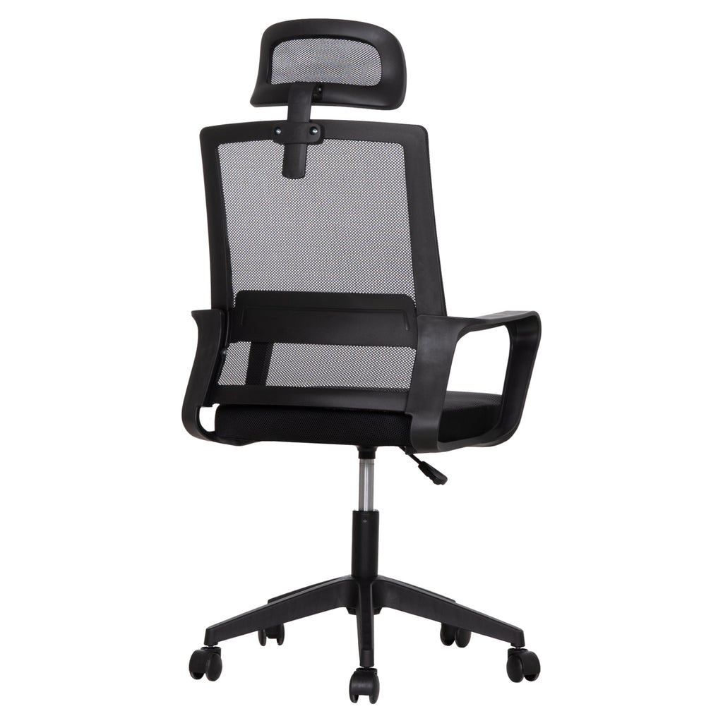 ΚΑΡΕΚΛΑ ΓΡΑΦΕΙΟΥ VELOCITY HM1229.01 ΜΑΥΡO MESH & PP 60x62x123Υεκ