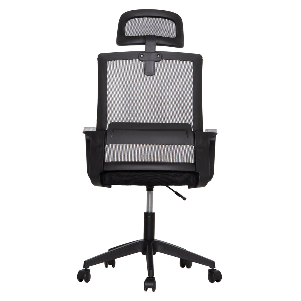 ΚΑΡΕΚΛΑ ΓΡΑΦΕΙΟΥ VELOCITY HM1229.01 ΜΑΥΡO MESH & PP 60x62x123Υεκ