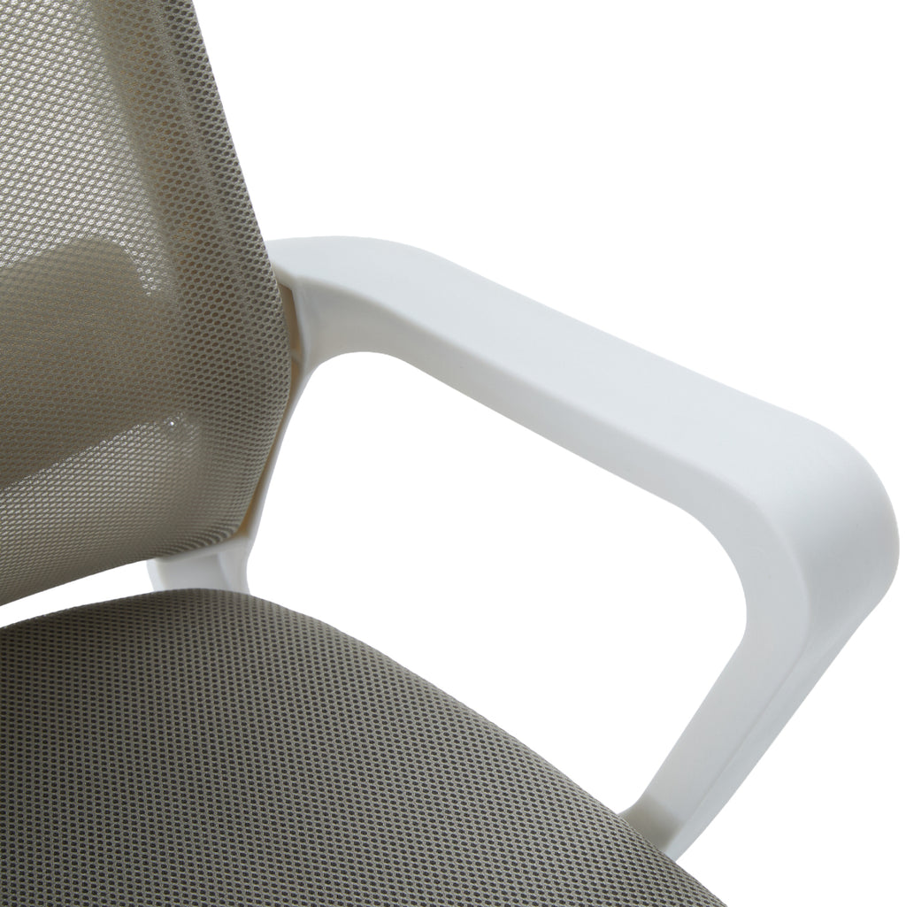 ΚΑΡΕΚΛΑ ΓΡΑΦΕΙΟΥ VELOCITY HM1229.02 ΛΕΥΚΟ PP--ΑΝΟΙΧΤΟ ΓΚΡΙ MESH 60x62x123Υεκ