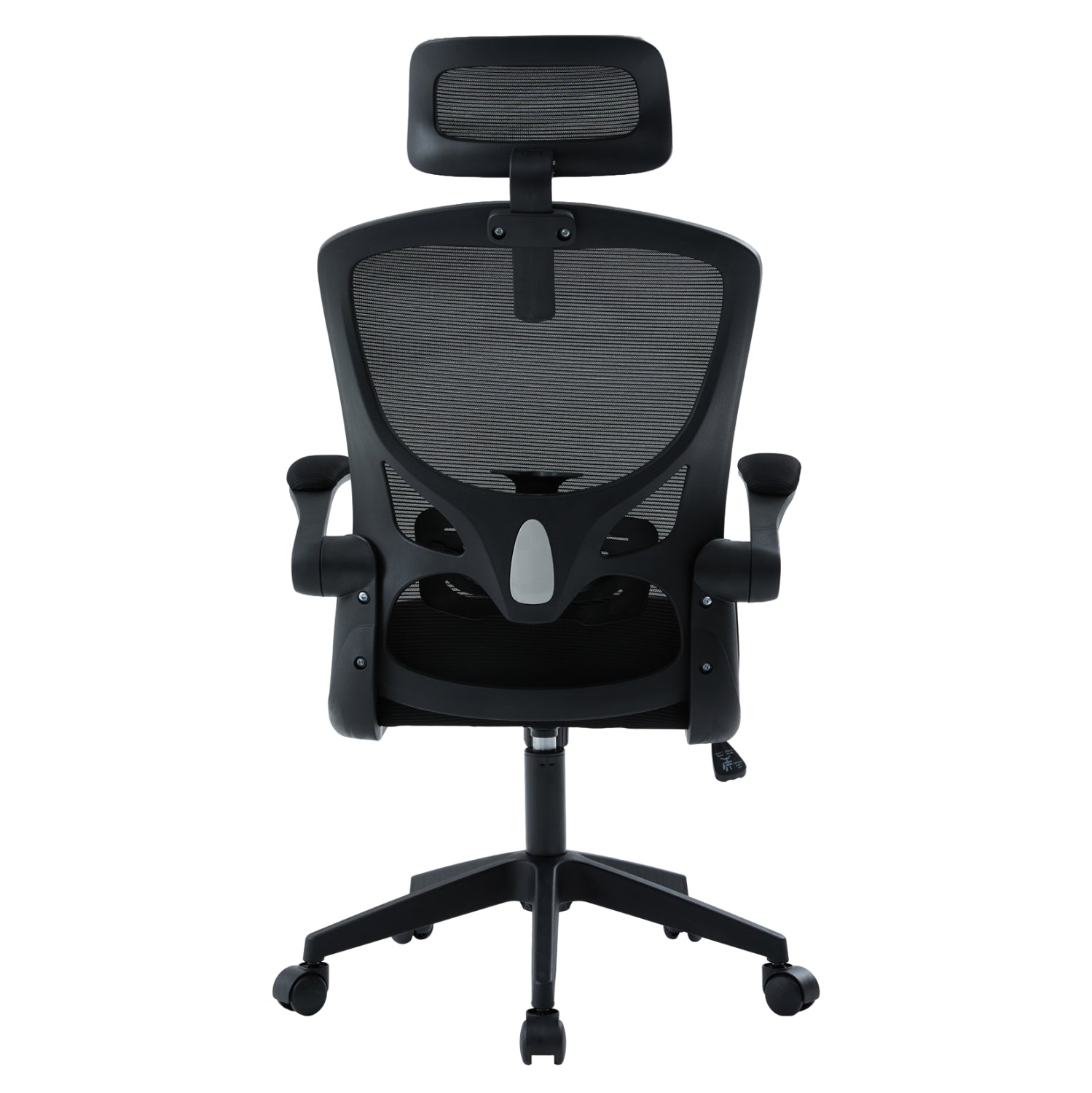 ΚΑΡΕΚΛΑ ΓΡΑΦΕΙΟΥ FLOATER HM1230.01 ΜΑΥΡO MESH & PP 62x62x115-125Υεκ