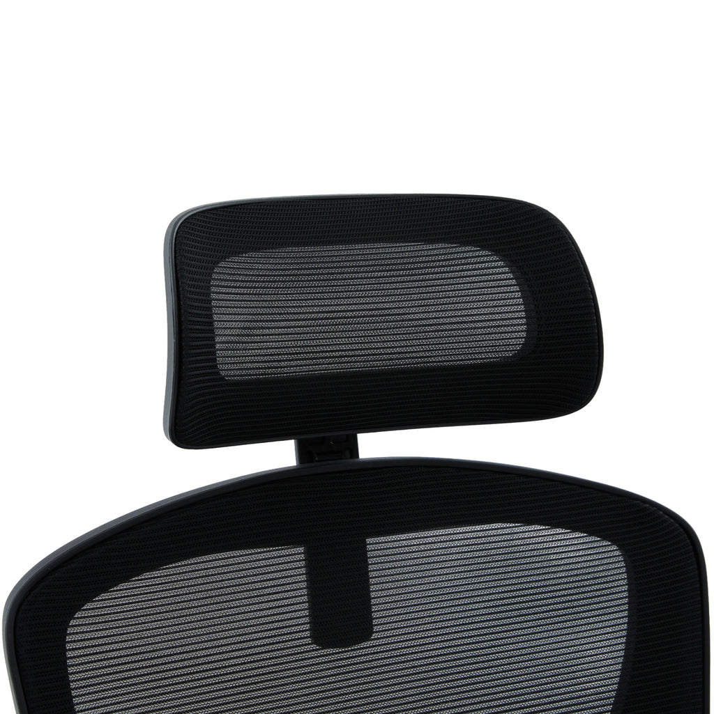 ΚΑΡΕΚΛΑ ΓΡΑΦΕΙΟΥ FLOATER HM1230.01 ΜΑΥΡO MESH & PP 62x62x115-125Υεκ