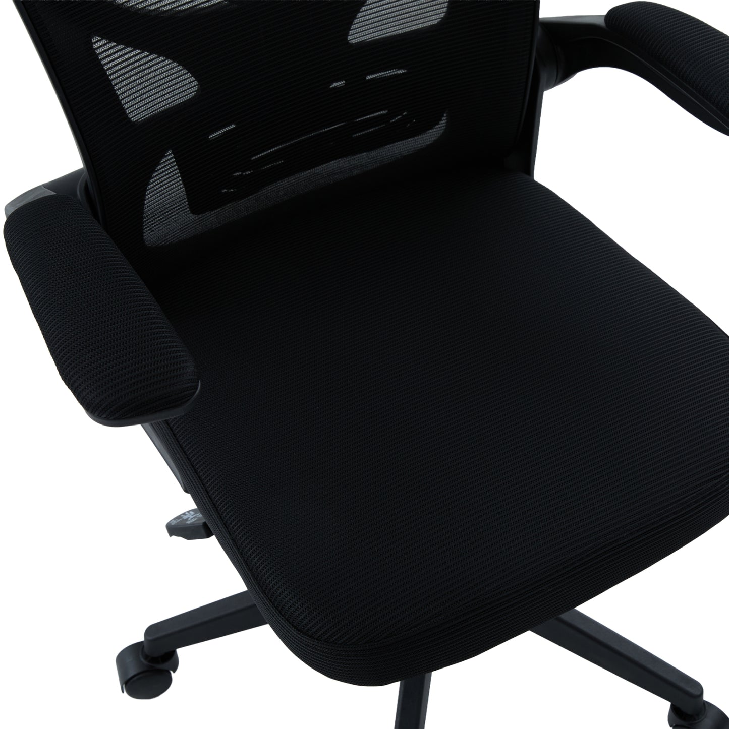 ΚΑΡΕΚΛΑ ΓΡΑΦΕΙΟΥ FLOATER HM1230.01 ΜΑΥΡO MESH & PP 62x62x115-125Υεκ