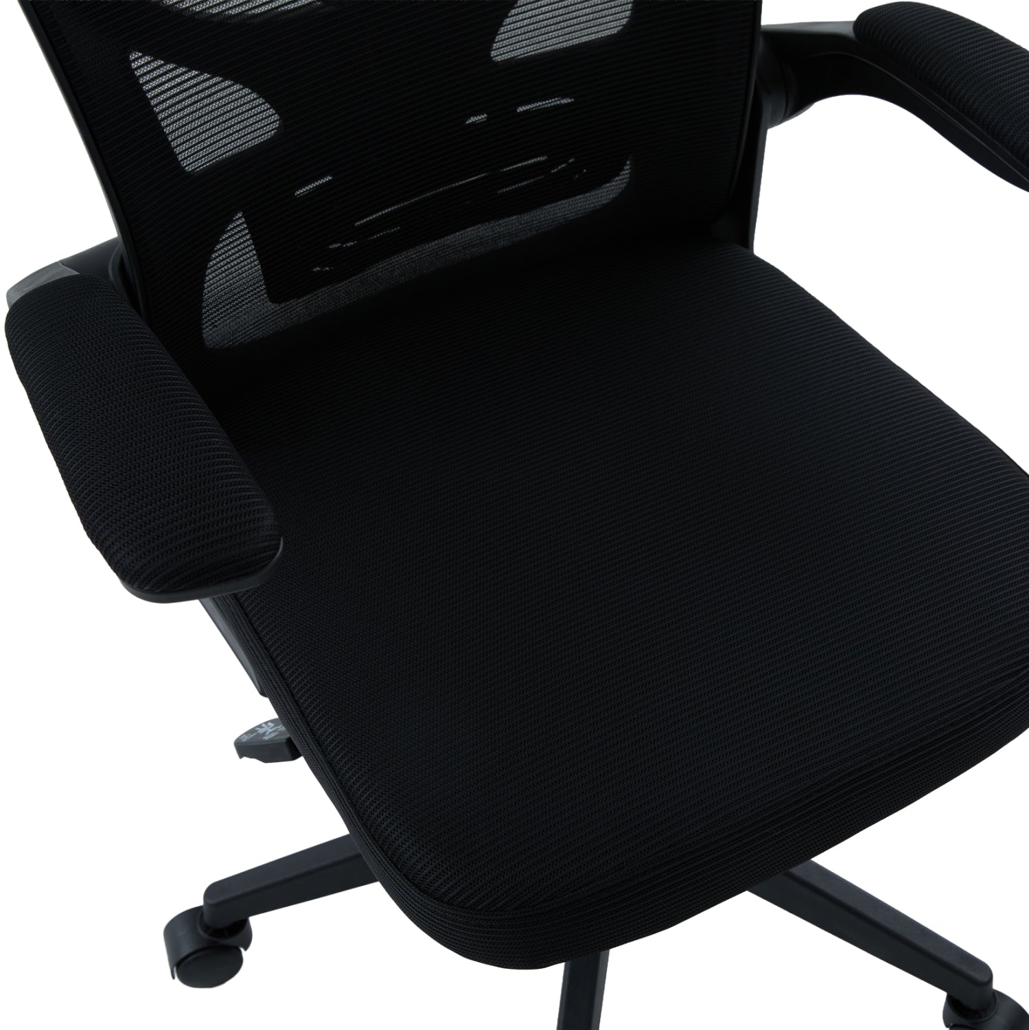 ΚΑΡΕΚΛΑ ΓΡΑΦΕΙΟΥ FLOATER HM1230.01 ΜΑΥΡO MESH & PP 62x62x115-125Υεκ