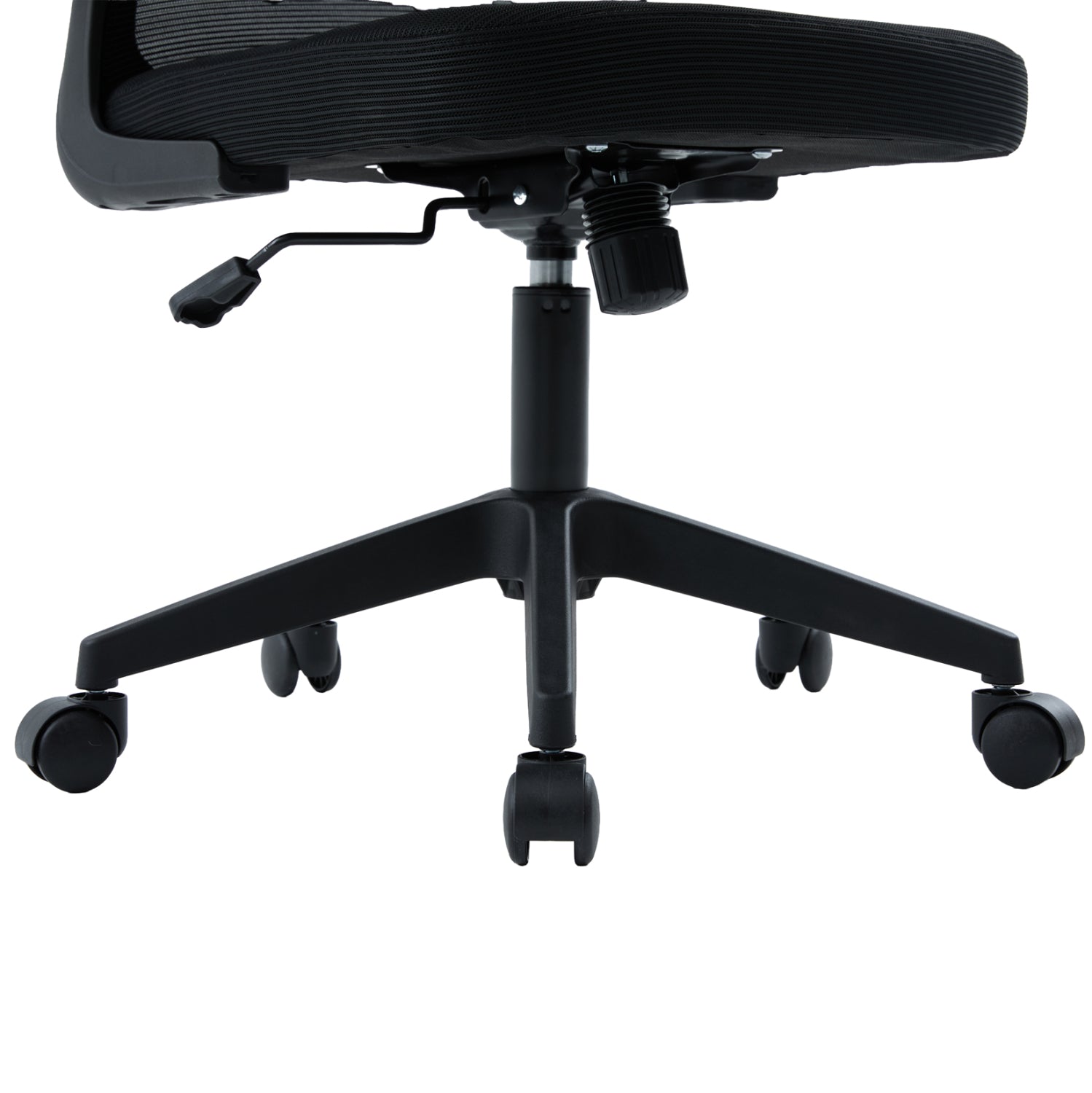 ΚΑΡΕΚΛΑ ΓΡΑΦΕΙΟΥ FLOATER HM1230.01 ΜΑΥΡO MESH & PP 62x62x115-125Υεκ