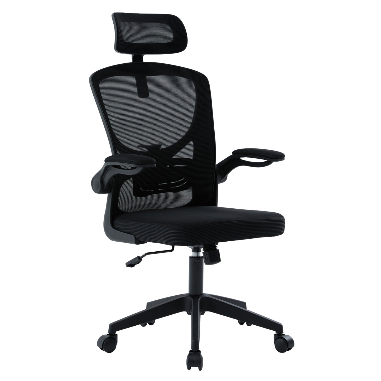 ΚΑΡΕΚΛΑ ΓΡΑΦΕΙΟΥ FLOATER HM1230.01 ΜΑΥΡO MESH & PP 62x62x115-125Υεκ
