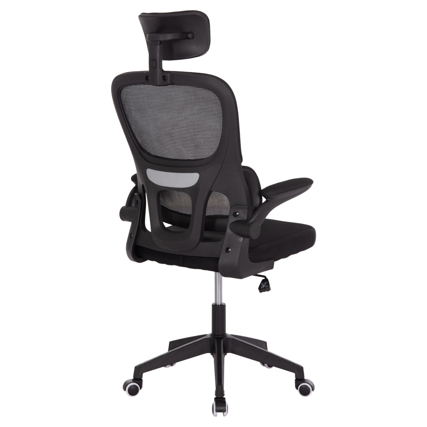 ΚΑΡΕΚΛΑ ΓΡΑΦΕΙΟΥ BASTON HM18236.01 ΜΑΥΡΟ MESH & PP ΣΚΕΛΕΤΟΣ 64x60x117-127Υεκ.