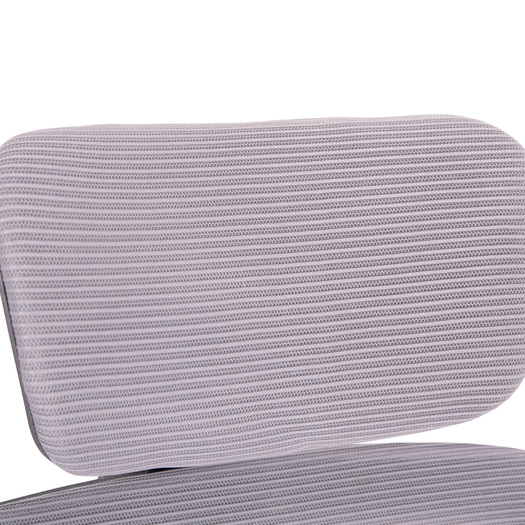 ΚΑΡΕΚΛΑ ΓΡΑΦΕΙΟΥ BASTON HM18236.02 ΓΚΡΙ MESH & ΜΑΥΡΟ PP ΣΚΕΛΕΤΟΣ 64x60x127Υεκ.