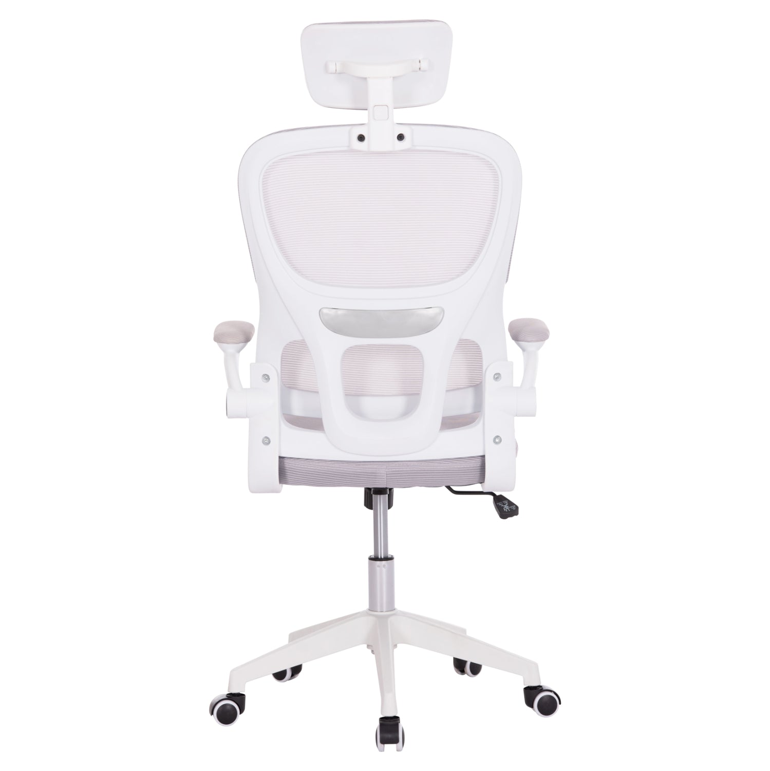 ΚΑΡΕΚΛΑ ΓΡΑΦΕΙΟΥ BASTON HM18236.03 ΓΚΡΙ MESH & ΛΕΥΚΟΣ PP ΣΚΕΛΕΤΟΣ 64x60x127Υεκ.