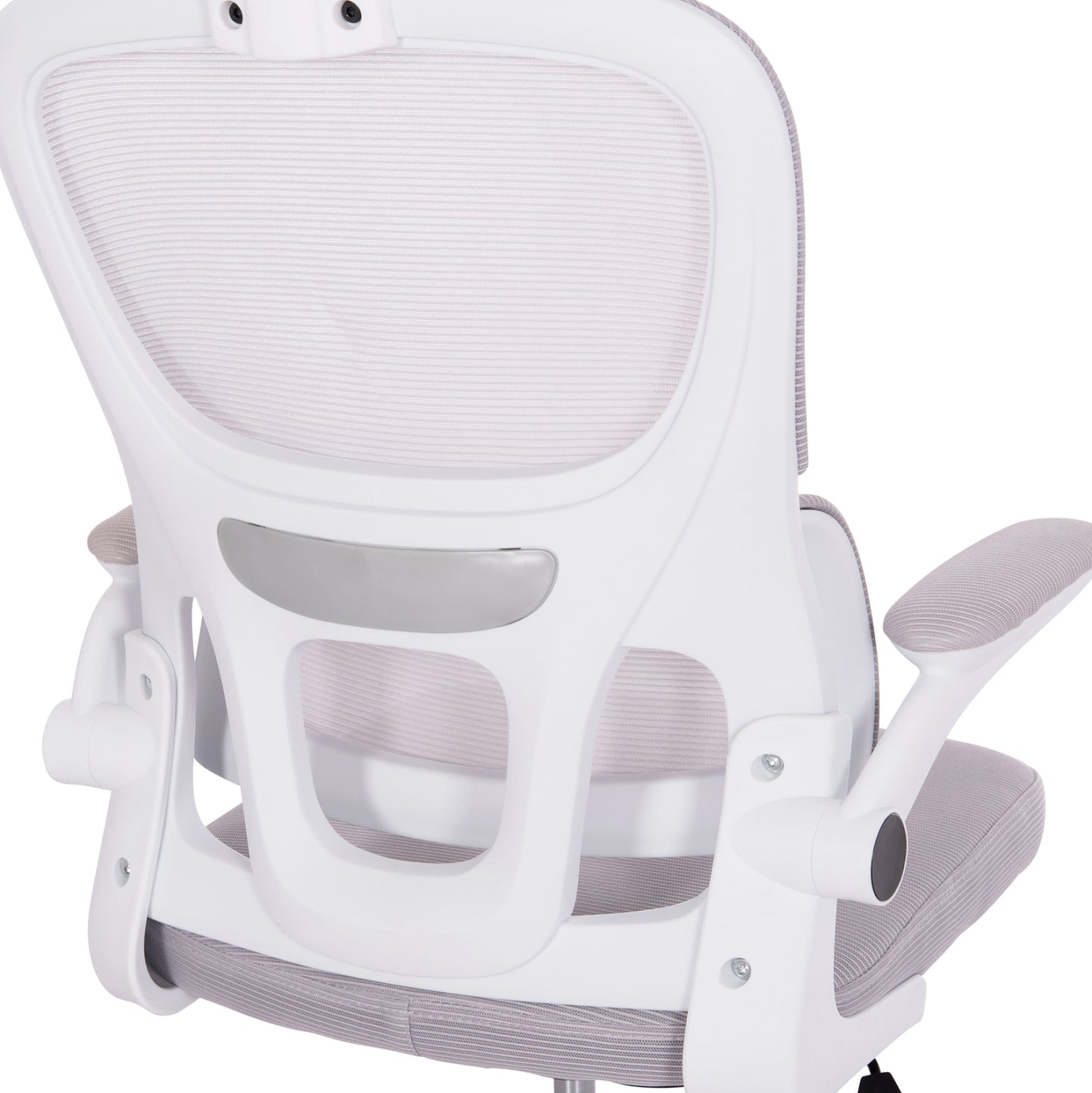 ΚΑΡΕΚΛΑ ΓΡΑΦΕΙΟΥ BASTON HM18236.03 ΓΚΡΙ MESH & ΛΕΥΚΟΣ PP ΣΚΕΛΕΤΟΣ 64x60x127Υεκ.