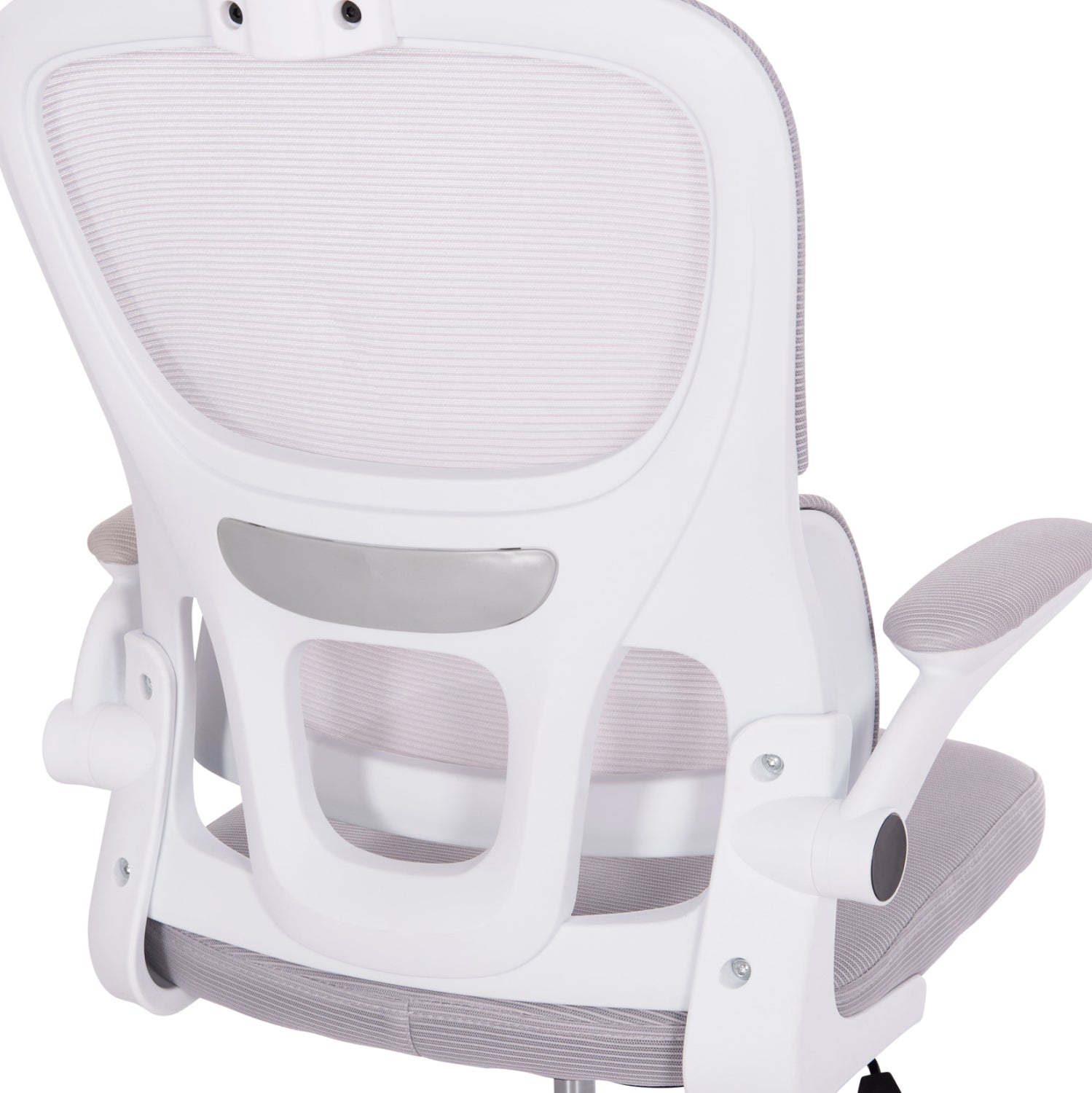 ΚΑΡΕΚΛΑ ΓΡΑΦΕΙΟΥ BASTON HM18236.03 ΓΚΡΙ MESH & ΛΕΥΚΟΣ PP ΣΚΕΛΕΤΟΣ 64x60x127Υεκ.