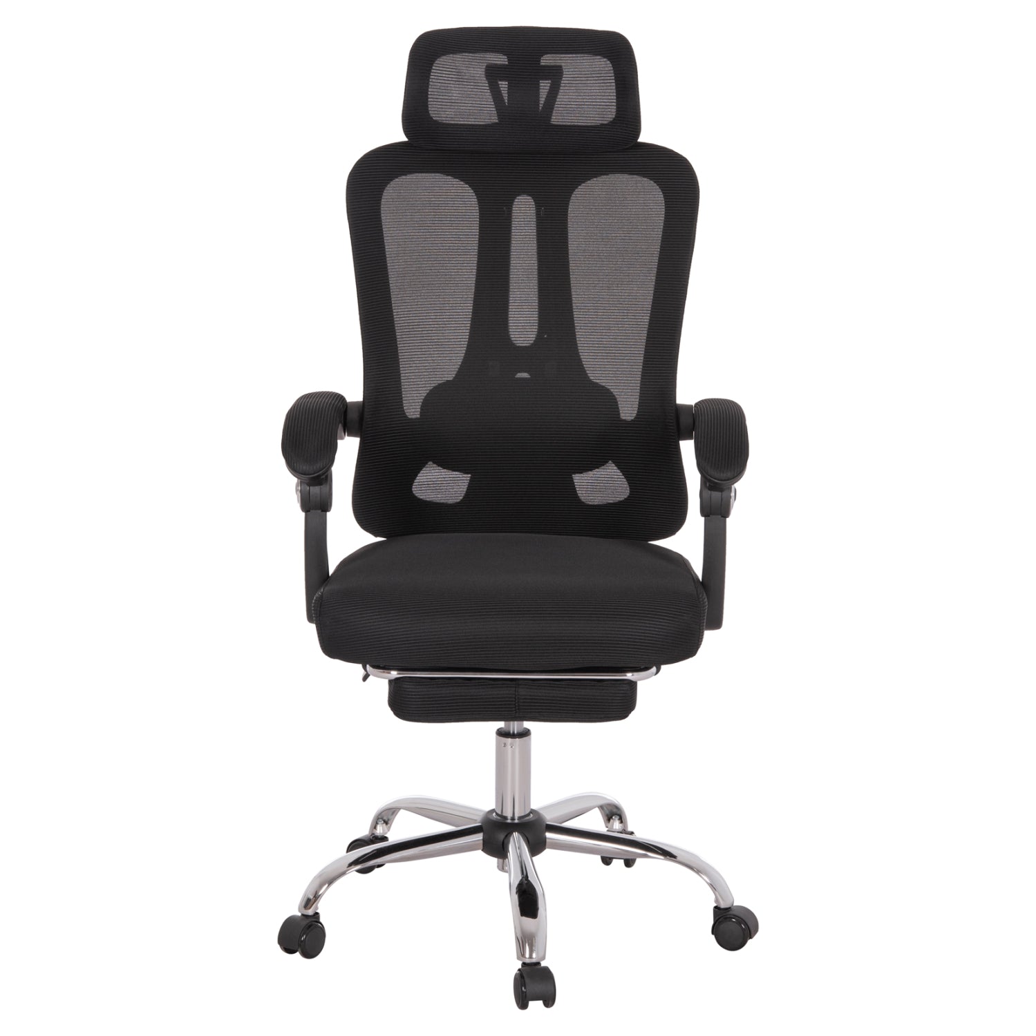 ΚΑΡΕΚΛΑ ΓΡΑΦΕΙΟΥ BARNET HM18258.01 ΜΑΥΡΟ MESH-ΜΑΥΡΟΣ ΣΚΕΛΕΤΟΣ NYLON 61x62x123Υ