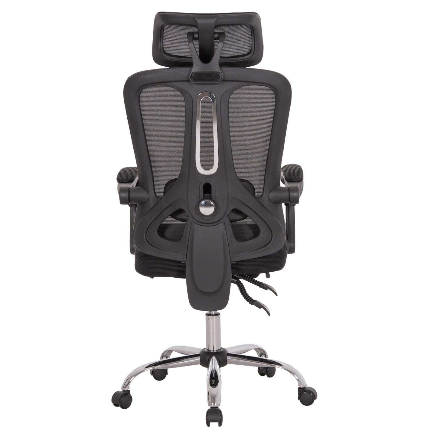ΚΑΡΕΚΛΑ ΓΡΑΦΕΙΟΥ BARNET HM18258.01 ΜΑΥΡΟ MESH-ΜΑΥΡΟΣ ΣΚΕΛΕΤΟΣ NYLON 61x62x123Υ