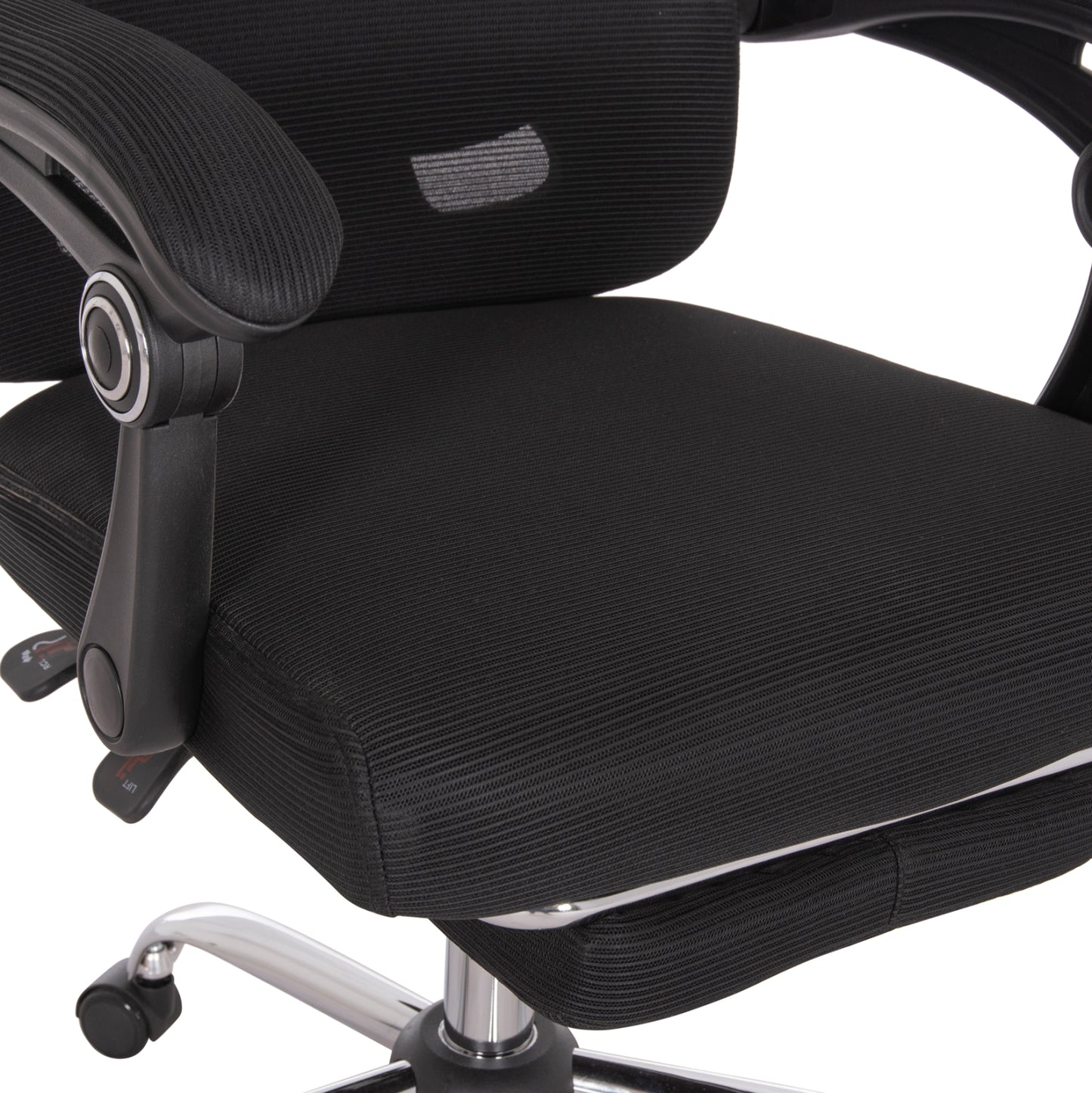 ΚΑΡΕΚΛΑ ΓΡΑΦΕΙΟΥ BARNET HM18258.01 ΜΑΥΡΟ MESH-ΜΑΥΡΟΣ ΣΚΕΛΕΤΟΣ NYLON 61x62x123Υ