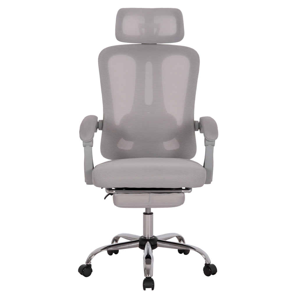 ΚΑΡΕΚΛΑ ΓΡΑΦΕΙΟΥ BARNET HM18258.02 ΓΚΡΙ MESH-ΓΚΡΙ ΣΚΕΛΕΤΟΣ NYLON 61x62x123Υ