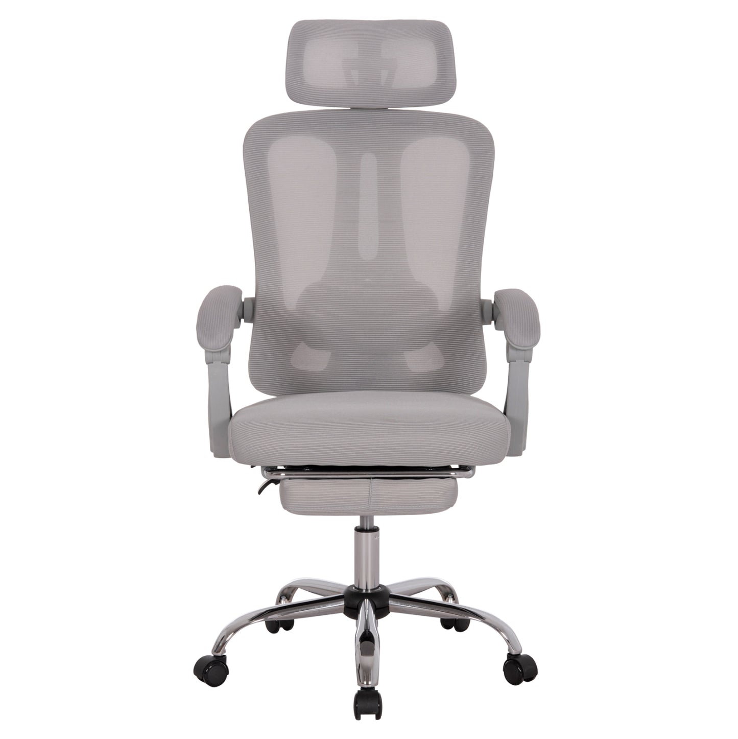 ΚΑΡΕΚΛΑ ΓΡΑΦΕΙΟΥ BARNET HM18258.02 ΓΚΡΙ MESH-ΓΚΡΙ ΣΚΕΛΕΤΟΣ NYLON 61x62x123Υ