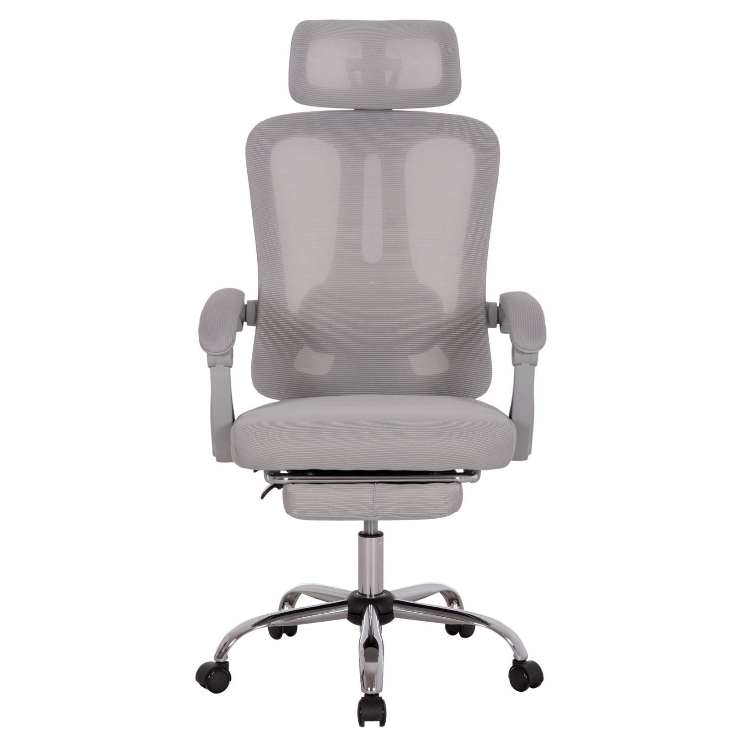 ΚΑΡΕΚΛΑ ΓΡΑΦΕΙΟΥ BARNET HM18258.02 ΓΚΡΙ MESH-ΓΚΡΙ ΣΚΕΛΕΤΟΣ NYLON 61x62x123Υ