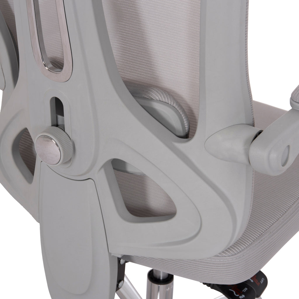 ΚΑΡΕΚΛΑ ΓΡΑΦΕΙΟΥ BARNET HM18258.02 ΓΚΡΙ MESH-ΓΚΡΙ ΣΚΕΛΕΤΟΣ NYLON 61x62x123Υ