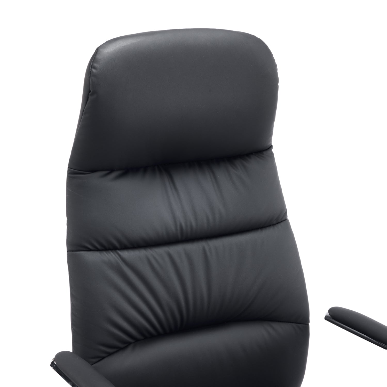 ΚΑΡΕΚΛΑ ΓΡΑΦΕΙΟΥ TEETER HM18355.01 ΜΑΥΡΟ PU ΔΕΡΜΑ--ΒΑΣΗ ΧΡΩΜΙΟΥ 67x66x121Υεκ