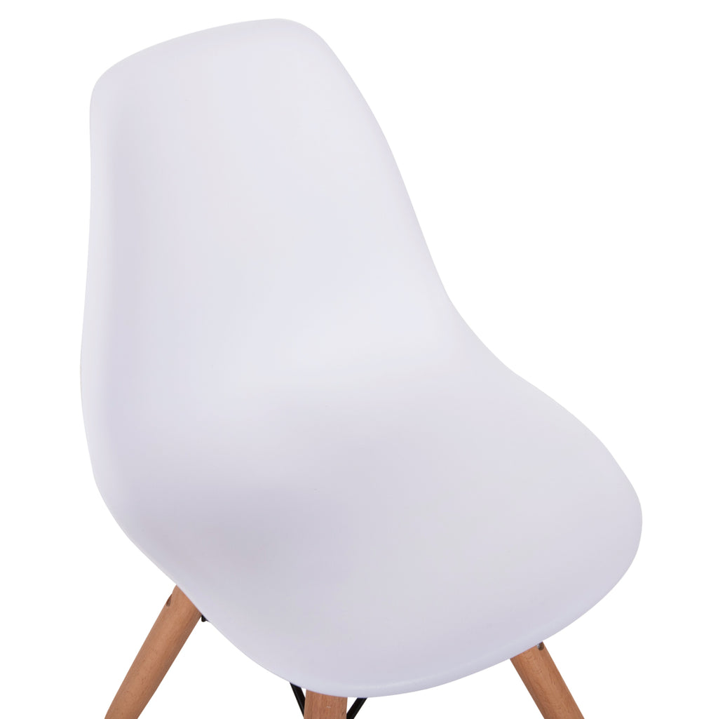 ΚΑΡΕΚΛΑ TWIST KID HM8453.01 ΞΥΛΙΝΑ ΠΟΔΙΑ Κ ΚΑΘΙΣΜΑ PP ΛΕΥΚΟ 31x34x55.5Υεκ