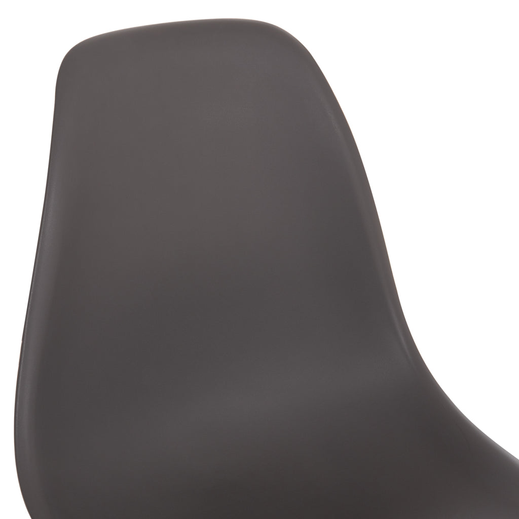 ΚΑΡΕΚΛΑ ΜΕ ΞΥΛΙΝΑ ΠΟΔΙΑ ΚΑΙ ΚΑΘΙΣΜΑ TWIST PP ΓΚΡΙ HM8460.10 46x50x82 εκ.