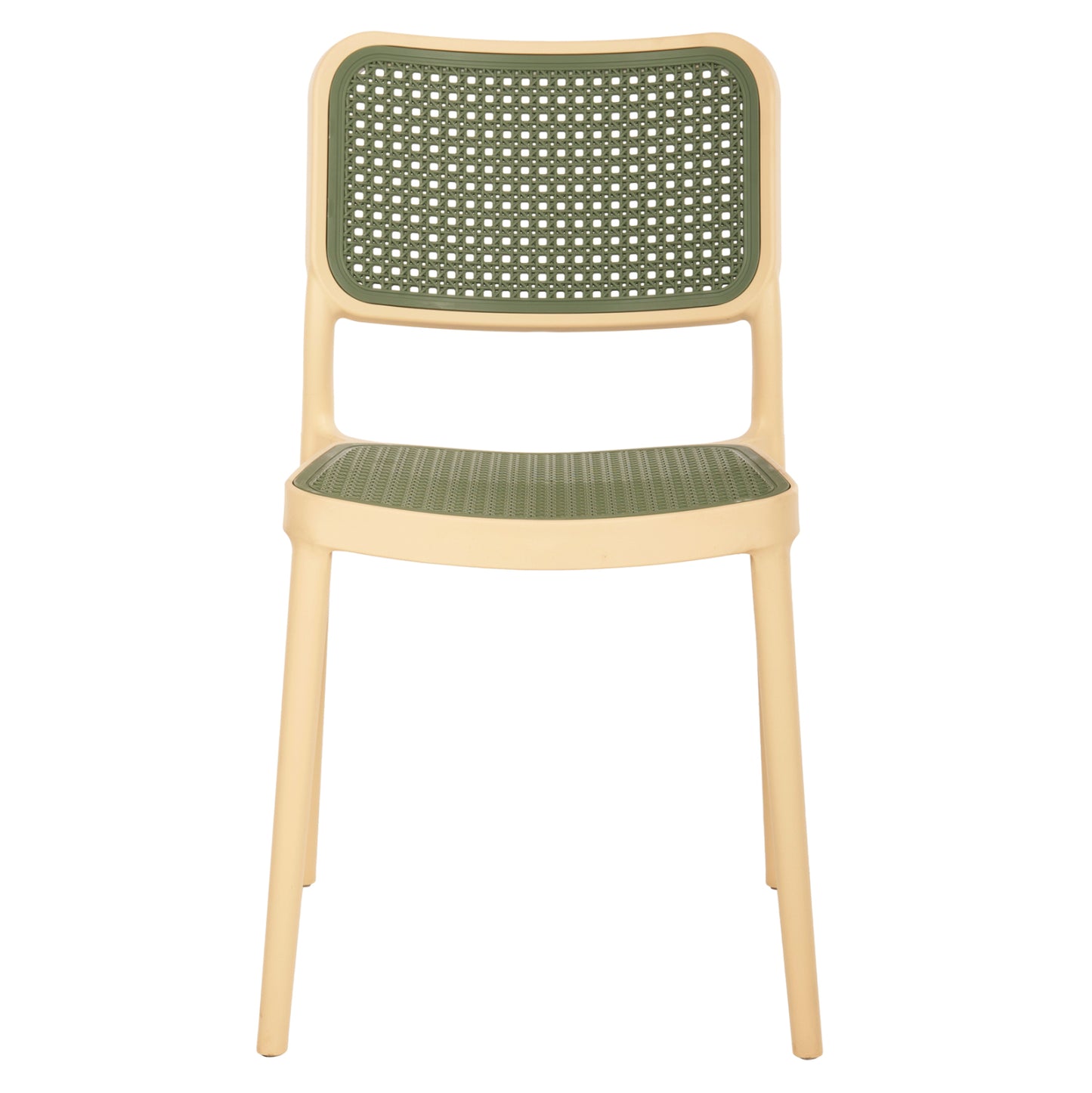 ΚΑΡΕΚΛΑ ΠΟΛΥΠΡΟΠΥΛΕΝΙΟΥ MEKO HM5934.04 ΜΠΕΖ ΜΕ OLIVE GREEN ΨΑΘΑ 51x52x80Υεκ.