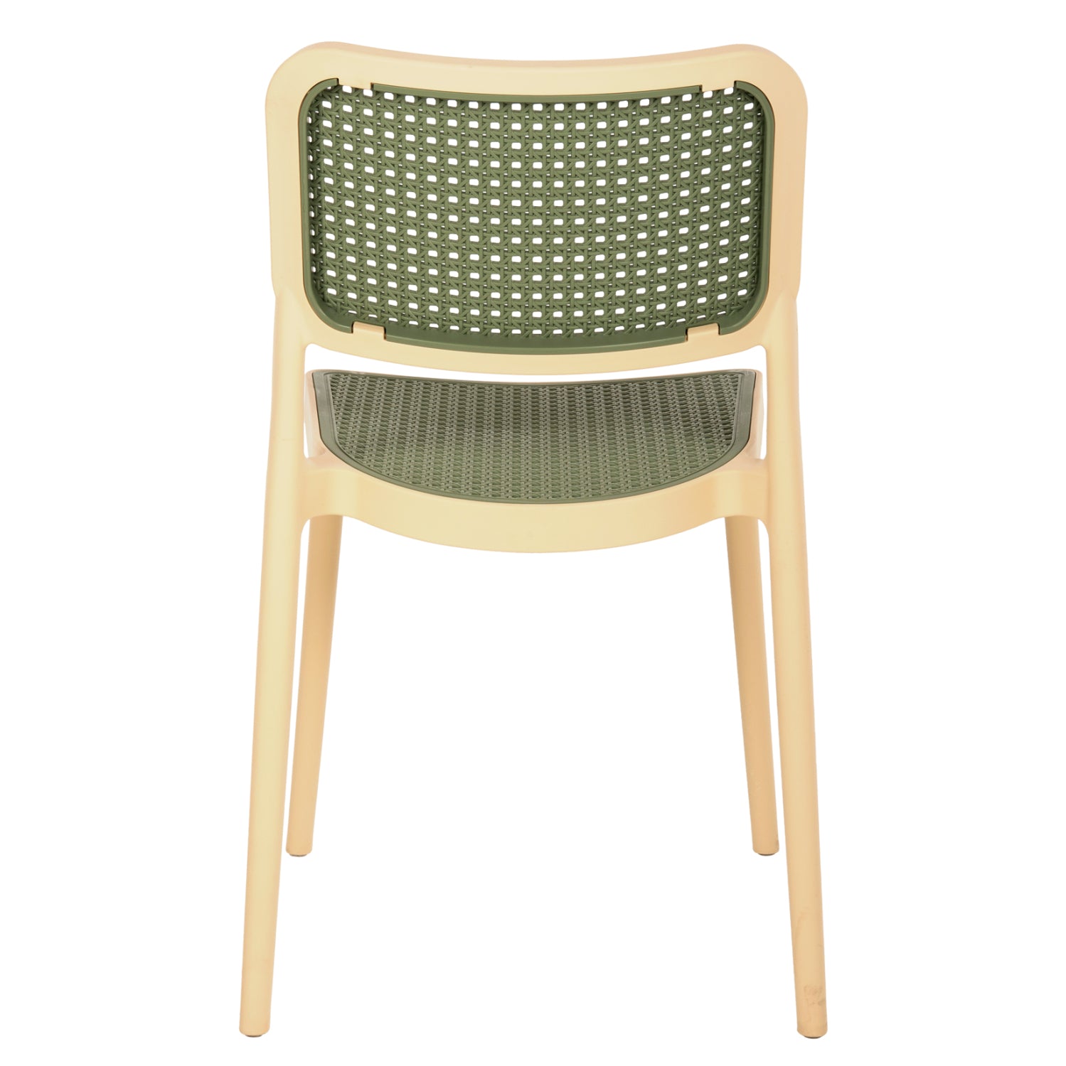 ΚΑΡΕΚΛΑ ΠΟΛΥΠΡΟΠΥΛΕΝΙΟΥ MEKO HM5934.04 ΜΠΕΖ ΜΕ OLIVE GREEN ΨΑΘΑ 51x52x80Υεκ.