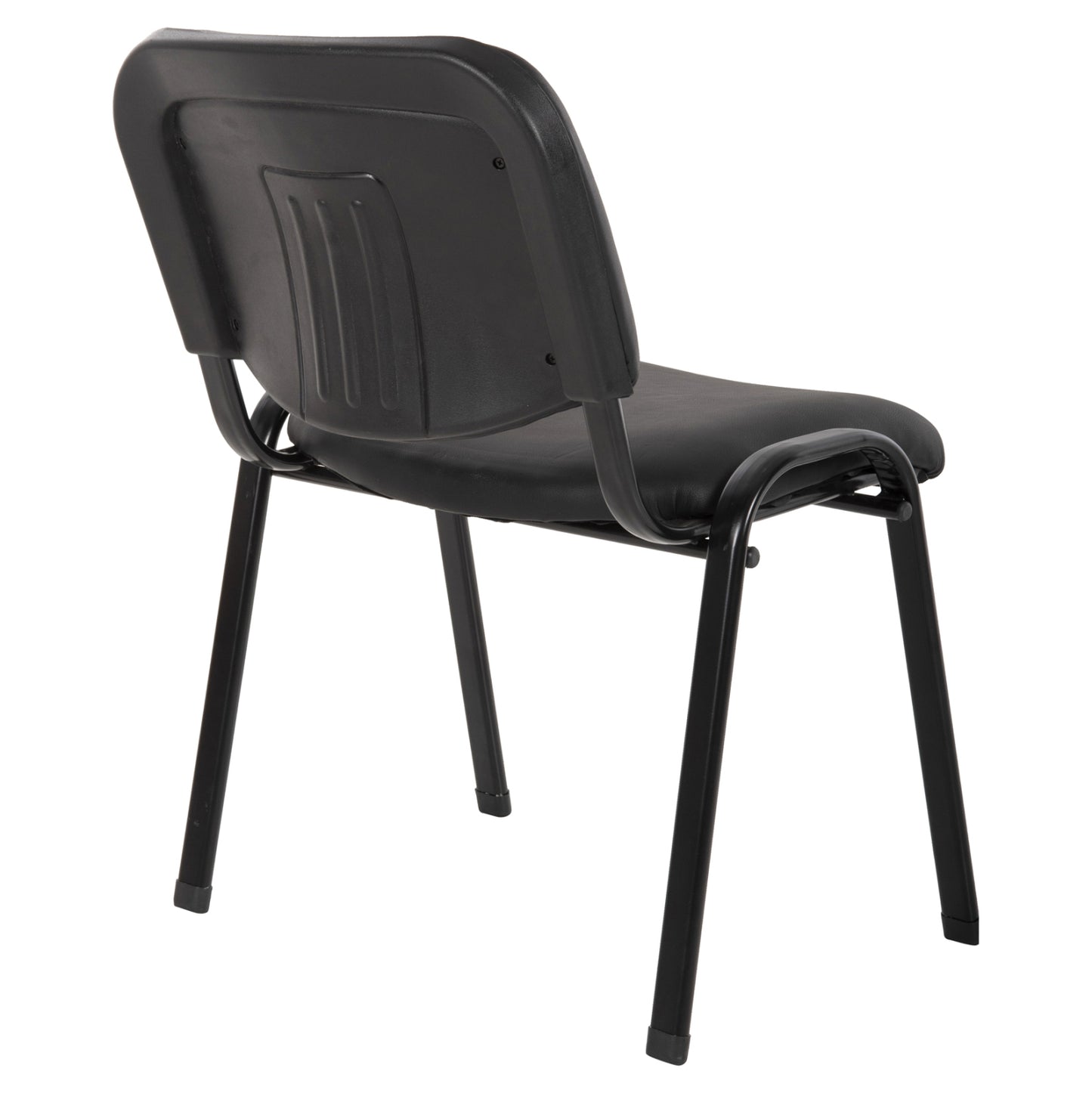 ΚΑΡΕΚΛΑ JANISHA HM1010.01 ΜΕ ΔΕΡΜΑΤΙΝΗ PU ΜΑΥΡΟ 53,5x59x77 εκ.
