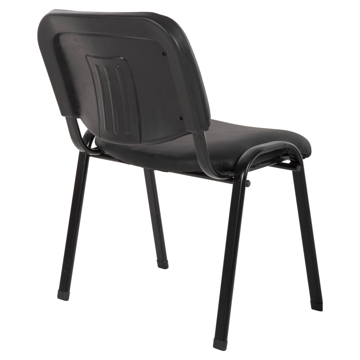 ΚΑΡΕΚΛΑ JANISHA HM1010.01 ΜΕ ΔΕΡΜΑΤΙΝΗ PU ΜΑΥΡΟ 53,5x59x77 εκ.