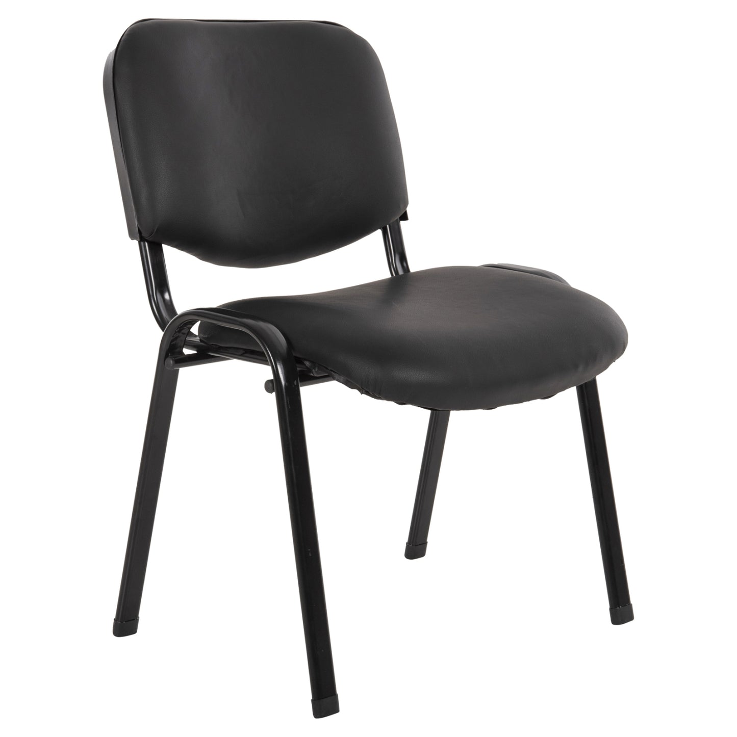 ΚΑΡΕΚΛΑ JANISHA HM1010.01 ΜΕ ΔΕΡΜΑΤΙΝΗ PU ΜΑΥΡΟ 53,5x59x77 εκ.