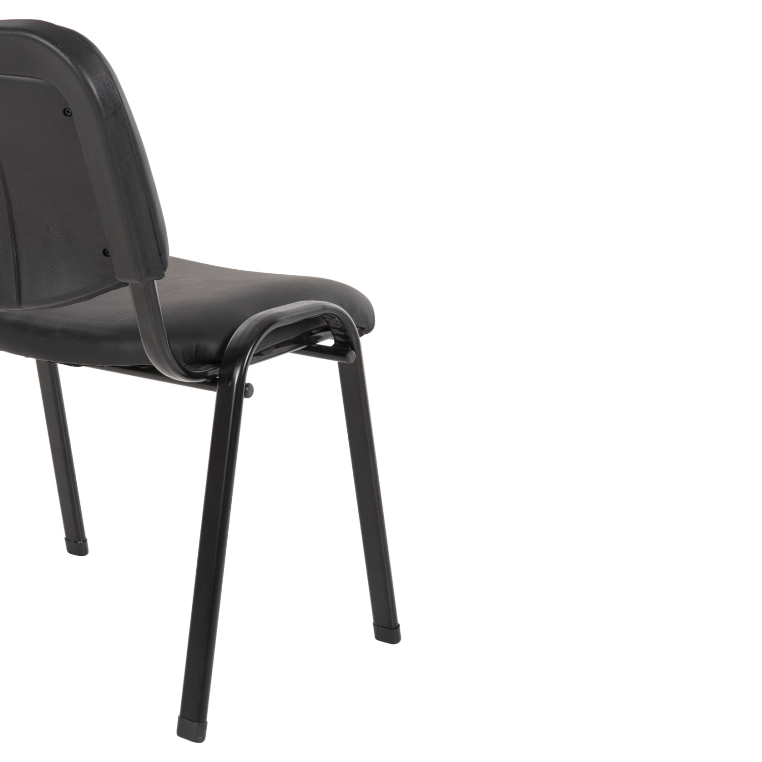 ΚΑΡΕΚΛΑ JANISHA HM1010.01 ΜΕ ΔΕΡΜΑΤΙΝΗ PU ΜΑΥΡΟ 53,5x59x77 εκ.