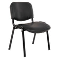 ΚΑΡΕΚΛΑ JANISHA HM1010.01 ΜΕ ΔΕΡΜΑΤΙΝΗ PU ΜΑΥΡΟ 53,5x59x77 εκ.