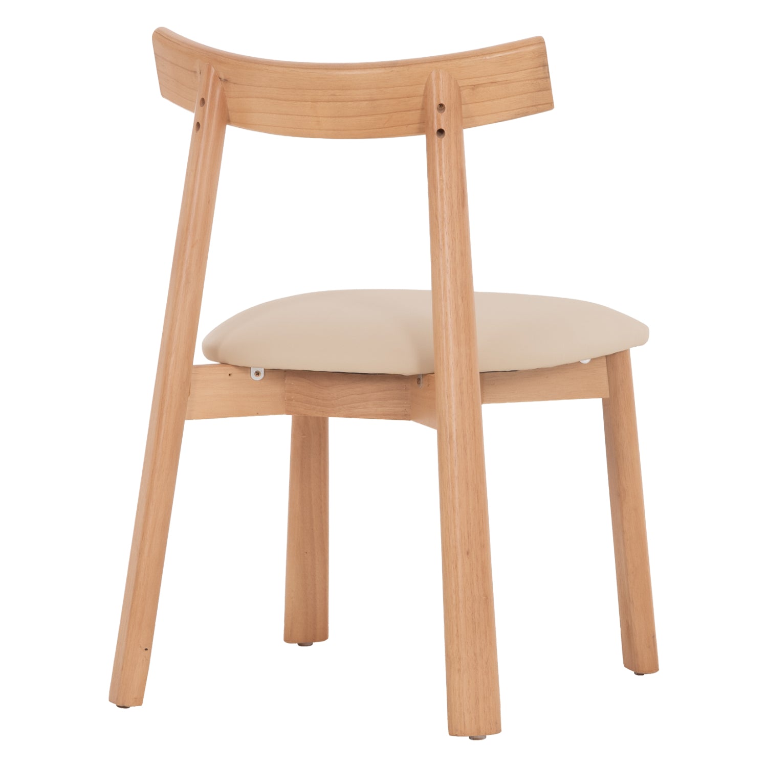 KΑΡΕΚΛΑ ΤΡΑΠΕΖΑΡΙΑΣ OSORIO HM18335.11 RUBBERWOOD ΦΥΣΙΚΟ-ΕΚΡΟΥ PU 51x55x74Υεκ