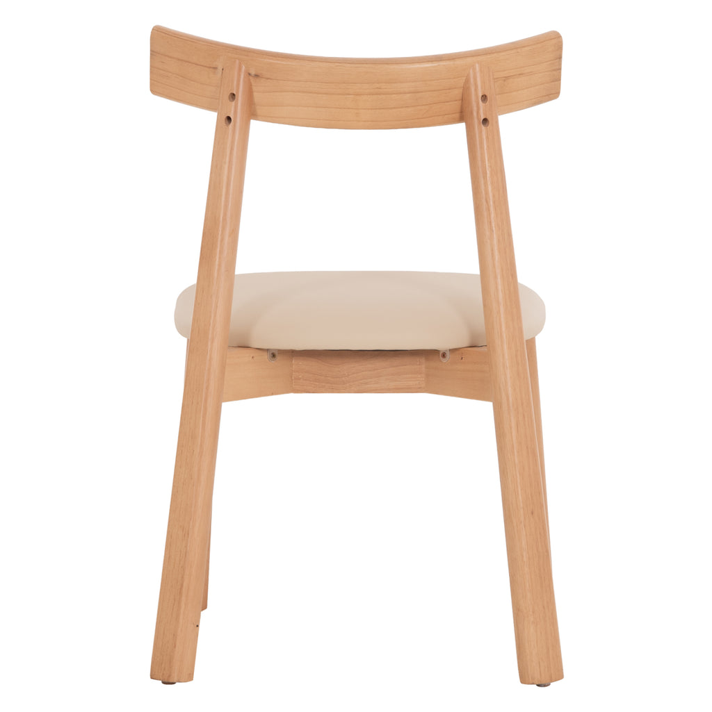 KΑΡΕΚΛΑ ΤΡΑΠΕΖΑΡΙΑΣ OSORIO HM18335.11 RUBBERWOOD ΦΥΣΙΚΟ-ΕΚΡΟΥ PU 51x55x74Υεκ