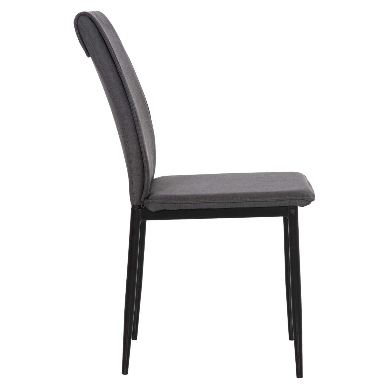 ΚΑΡΕΚΛΑ ΤΡΑΠΕΖΑΡΙΑΣ PERKY HM18347.01 ΓΚΡΙ ΥΦΑΣΜΑ-ΜΕΤΑΛ. ΠΟΔΙΑ ΜΑΥΡΑ 44x60x87Υεκ