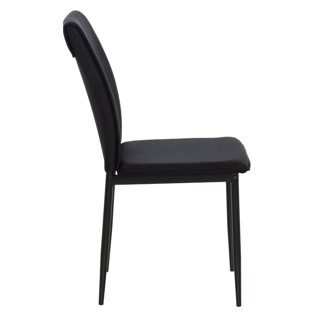 ΚΑΡΕΚΛΑ ΤΡΑΠΕΖΑΡΙΑΣ PERKY HM18347.02 ΜΑΥΡΟ ΥΦΑΣΜΑ & ΜΕΤΑΛΛΙΚΑ ΠΟΔΙΑ 44x60x87Υεκ