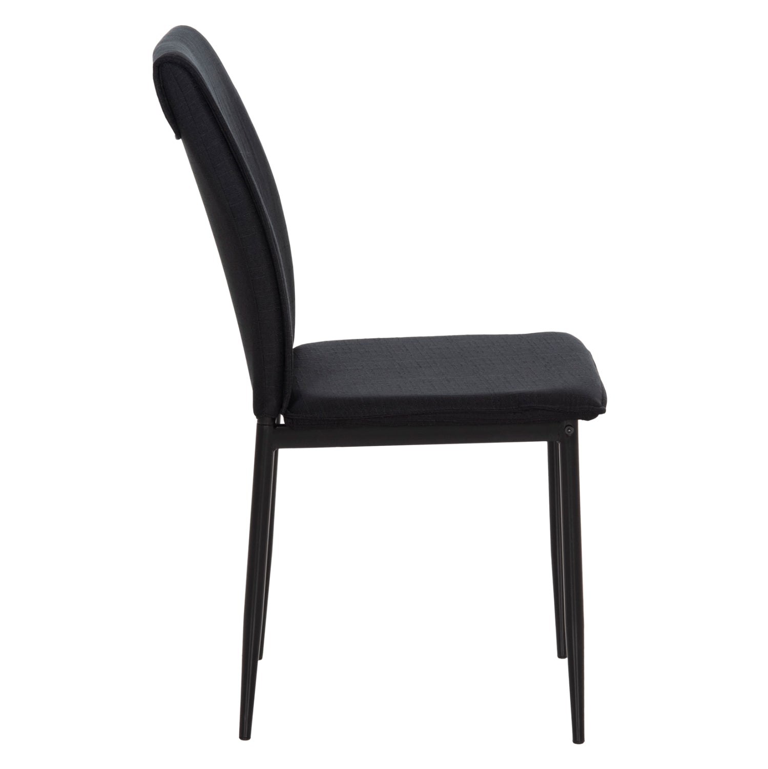 ΚΑΡΕΚΛΑ ΤΡΑΠΕΖΑΡΙΑΣ PERKY HM18347.02 ΜΑΥΡΟ ΥΦΑΣΜΑ & ΜΕΤΑΛΛΙΚΑ ΠΟΔΙΑ 44x60x87Υεκ