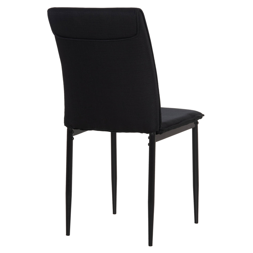 ΚΑΡΕΚΛΑ ΤΡΑΠΕΖΑΡΙΑΣ PERKY HM18347.02 ΜΑΥΡΟ ΥΦΑΣΜΑ & ΜΕΤΑΛΛΙΚΑ ΠΟΔΙΑ 44x60x87Υεκ