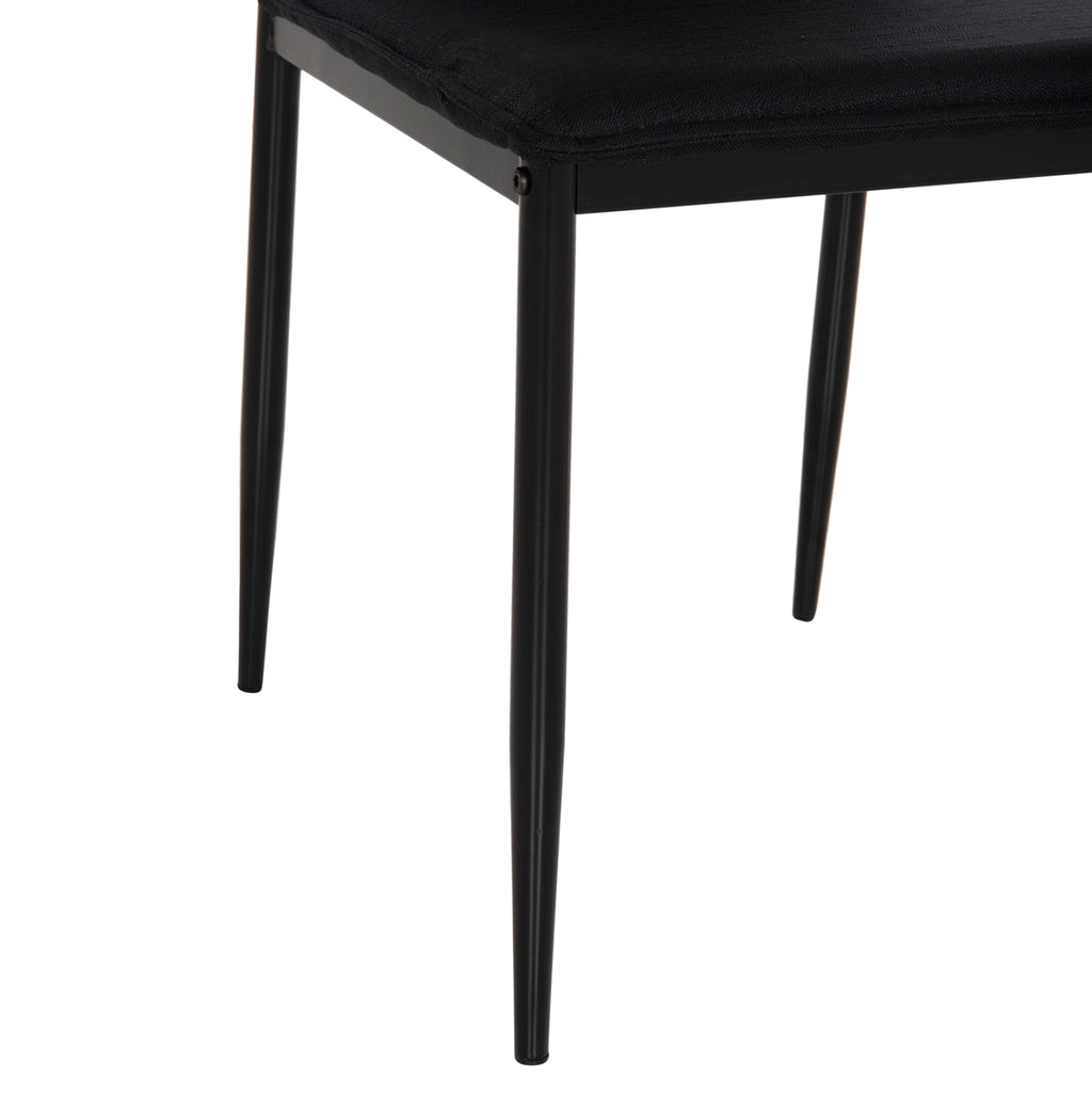 ΚΑΡΕΚΛΑ ΤΡΑΠΕΖΑΡΙΑΣ PERKY HM18347.02 ΜΑΥΡΟ ΥΦΑΣΜΑ & ΜΕΤΑΛΛΙΚΑ ΠΟΔΙΑ 44x60x87Υεκ