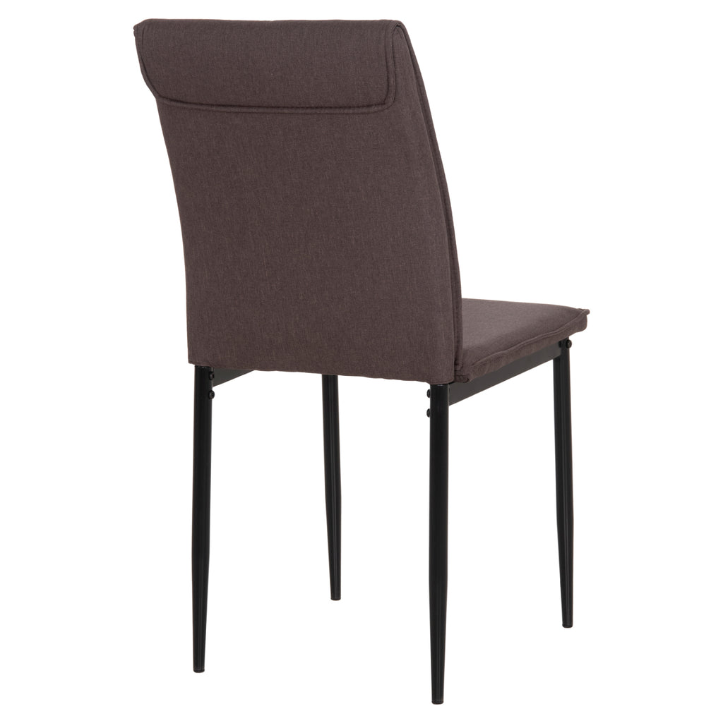 ΚΑΡΕΚΛΑ ΤΡΑΠΕΖΑΡΙΑΣ PERKY HM18347.03 ΚΑΦΕ ΥΦΑΣΜΑ-ΜΕΤΑΛ. ΠΟΔΙΑ ΜΑΥΡΑ 44x60x87Υεκ