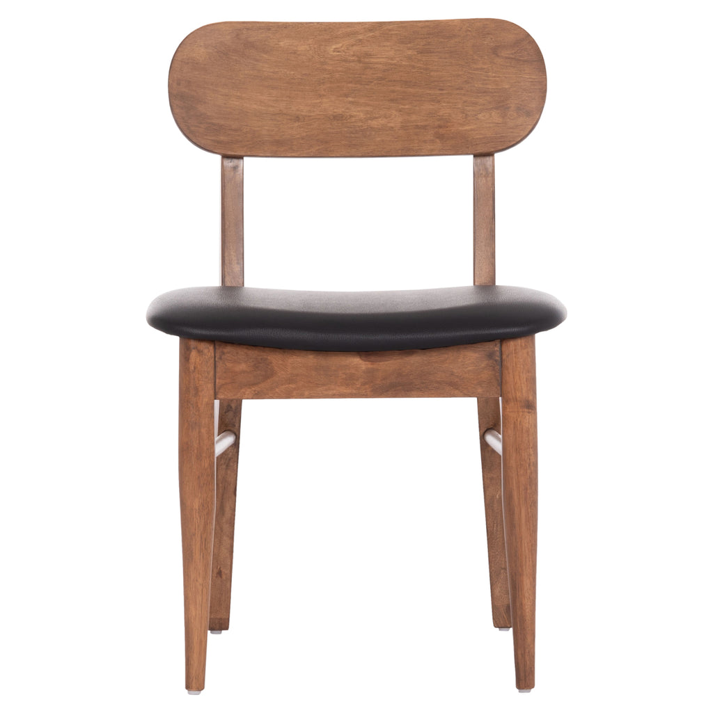 KΑΡΕΚΛΑ ΤΡΑΠΕΖΑΡΙΑΣ SEKOR HM9945.03 ΚΑΡΥΔΙ RUBBERWOOD-ΜΑΥΡΟ PU 51x48x79Υεκ